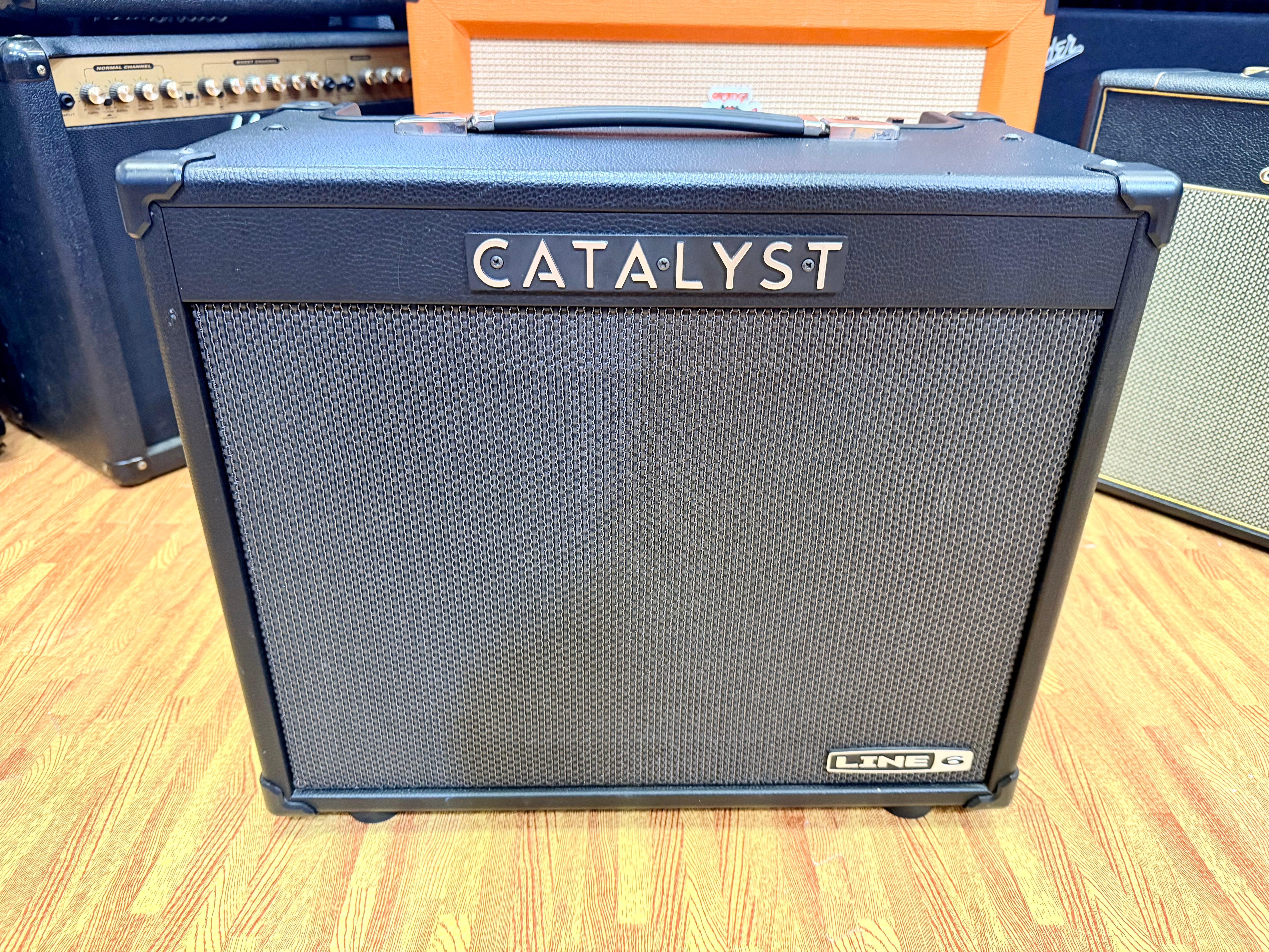 🎸MINT Line 6 Catalyst 60 60W 1x12 Guitar Amplifier Combo Amp + LFS2 Footswitch 🎸
