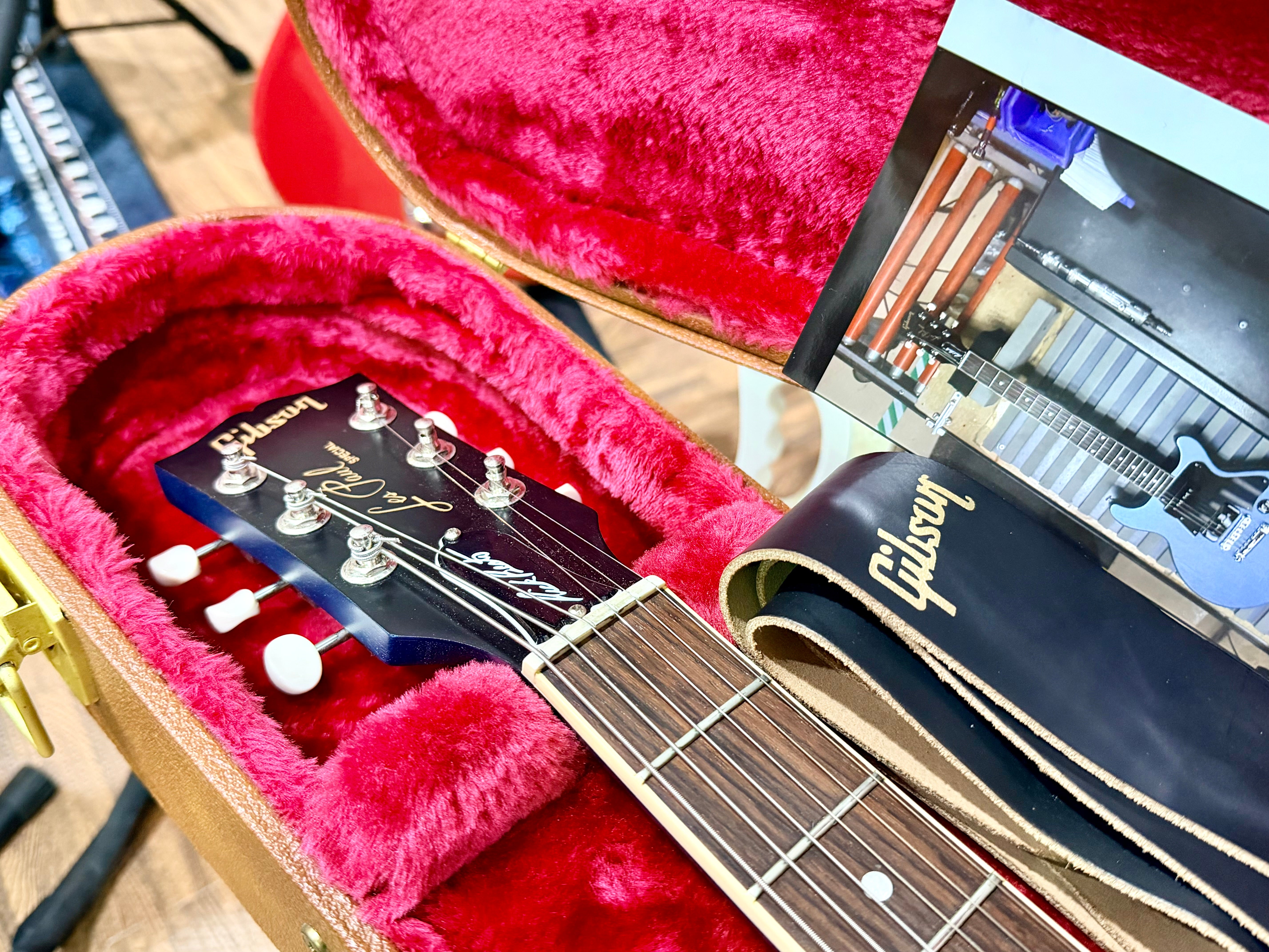 π Gibson Artist Series~ Rick Beato DC Les Paul Special Double-Cut~ Blue Mist π