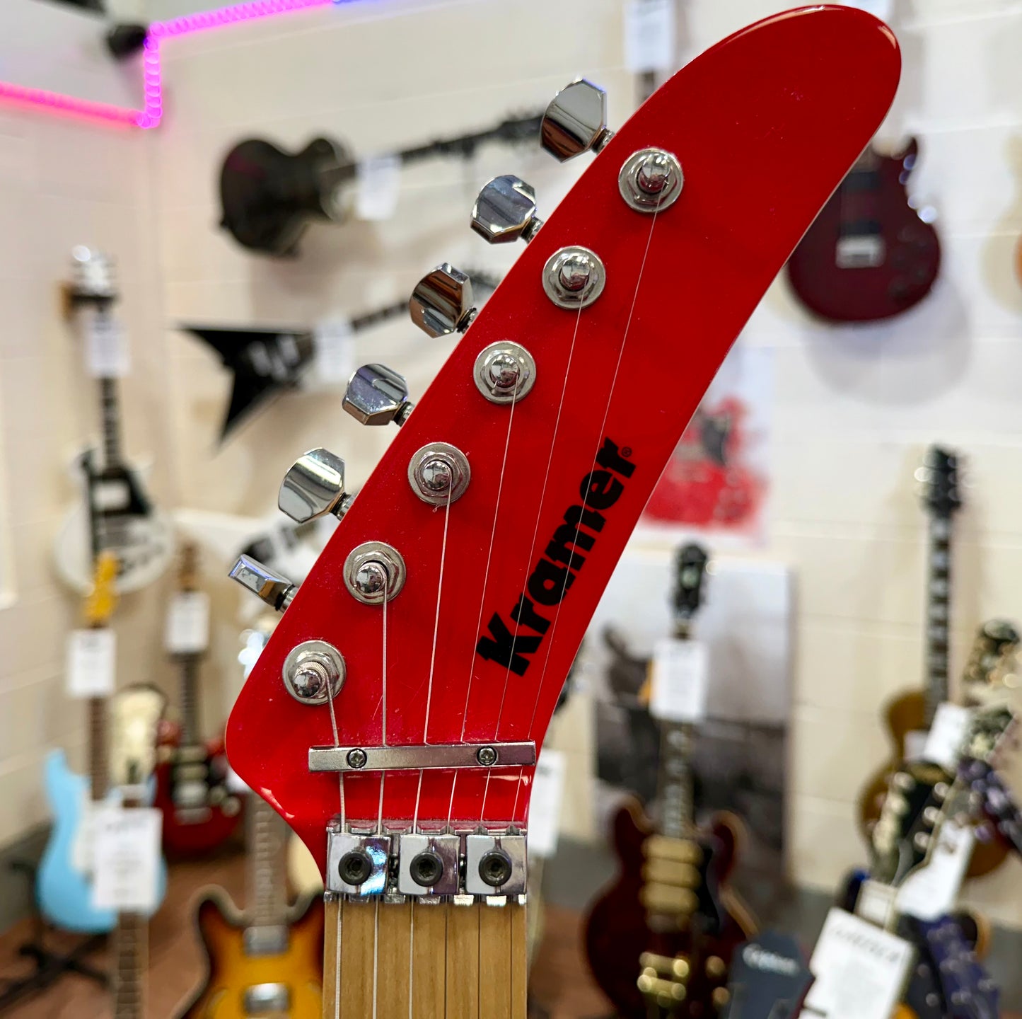🔥RARE🔥 Kramer The 84 1984 Van Halen~ Diver Down Custom Ltd Edition~EVH D Tuna!
