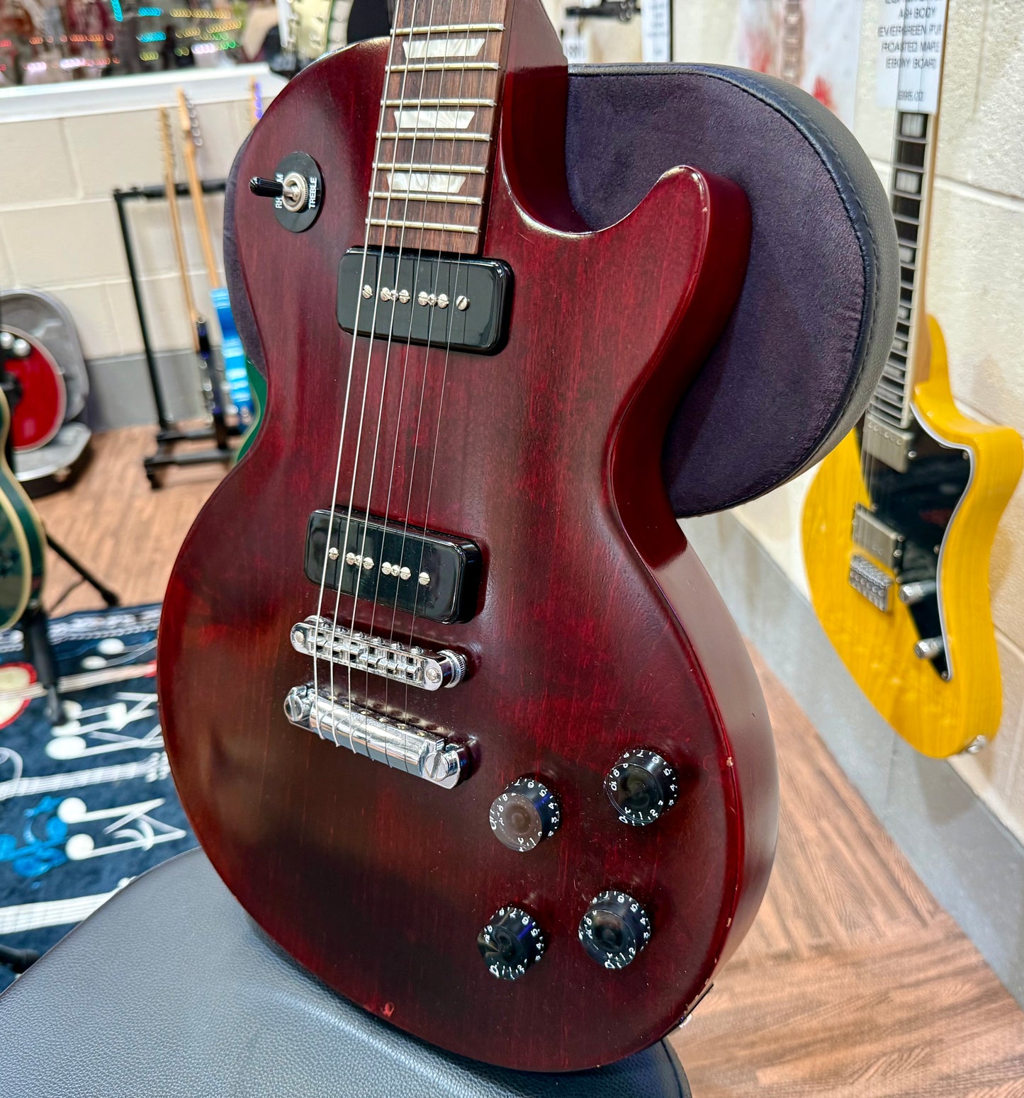 🔥2013 USA🔥 Gibson Les Paul ‘50s Tribute~ Wine Red~ Hiscox Hard Case~ P90 P’ups