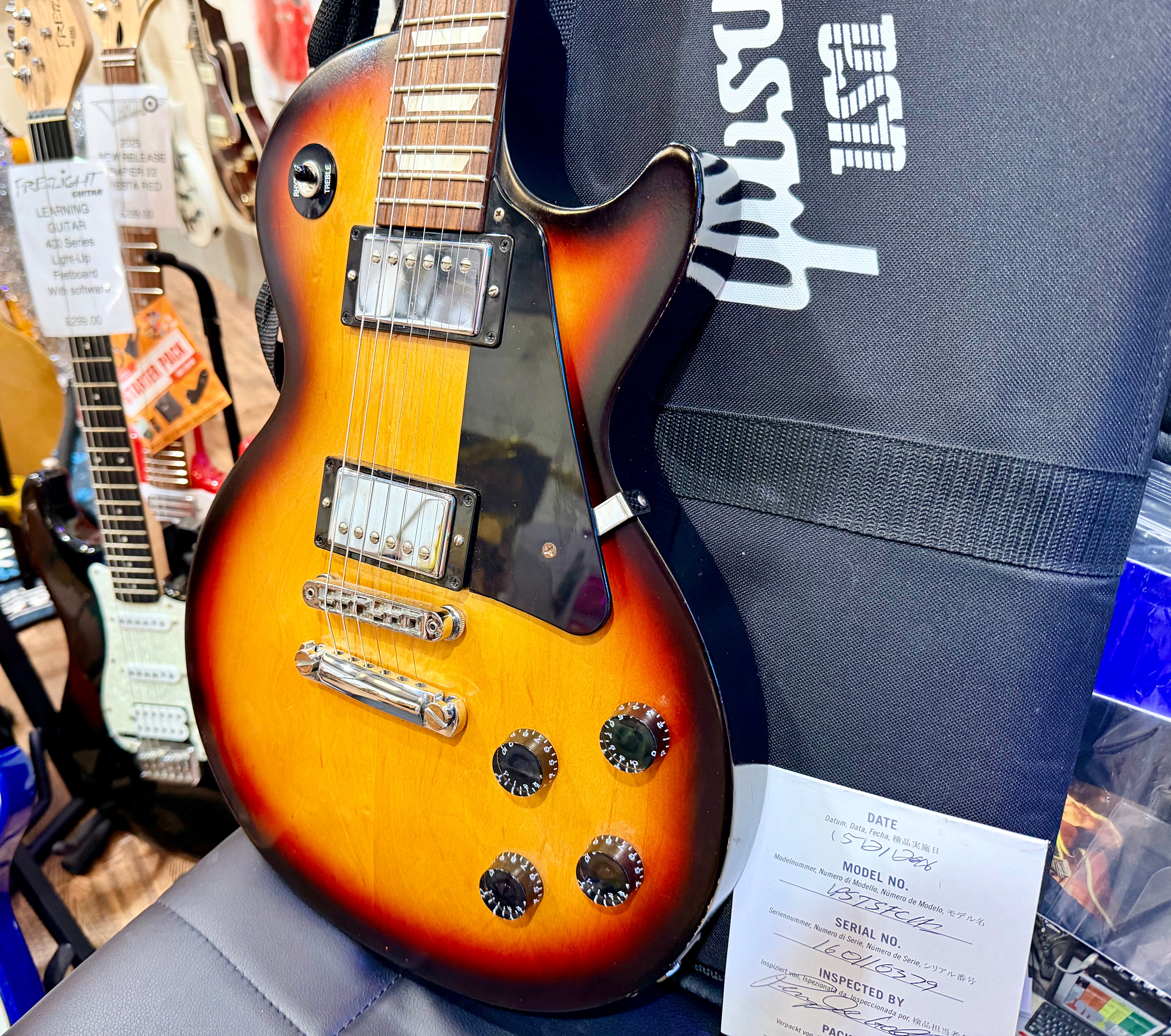 🔥2016🔥 Gibson USA Les Paul Studio~ Faded Satin Fireburst~ Gig Bag & Docs!