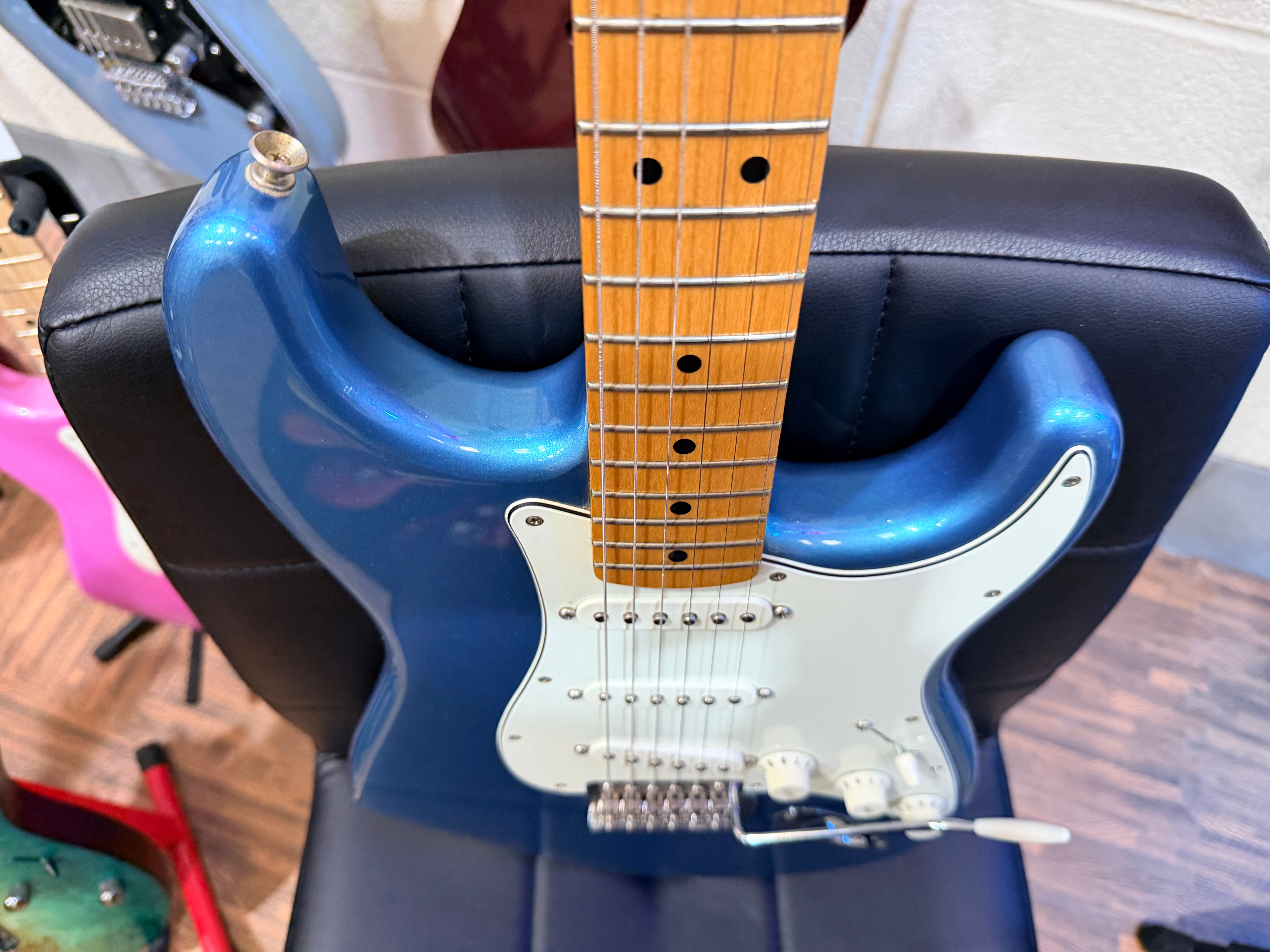 🌟2017🌟 Fender Standard Stratocaster~ Mexican MIM Strat~ Tidepool Blue Guitar!