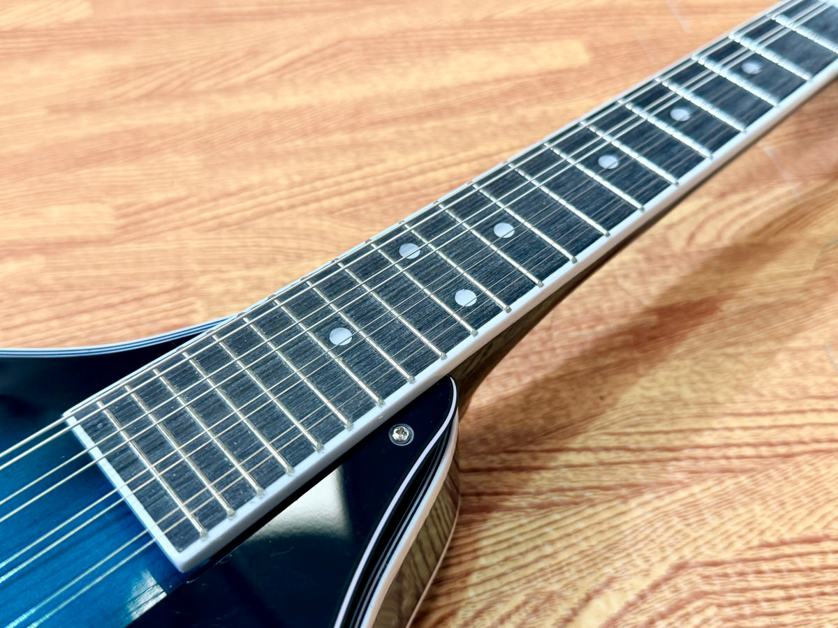 ✨ IRIN 8-String A-Style Acoustic Mandolin – Folk~ Blue Burst! ✨