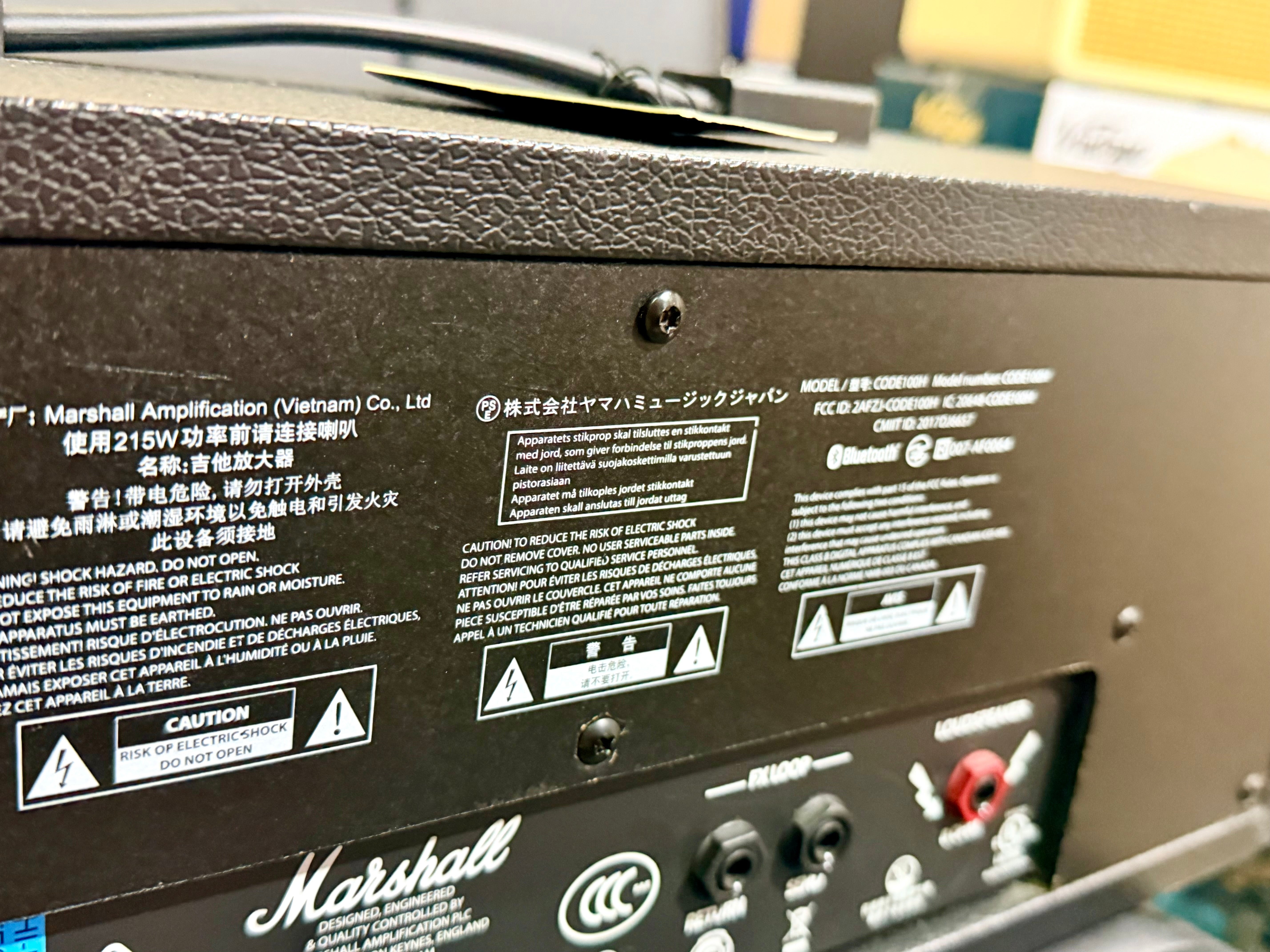 🎸 Marshall CODE 100H 100W Modelling Amp Head~ Guitar Amplifier~ Effects 🎸