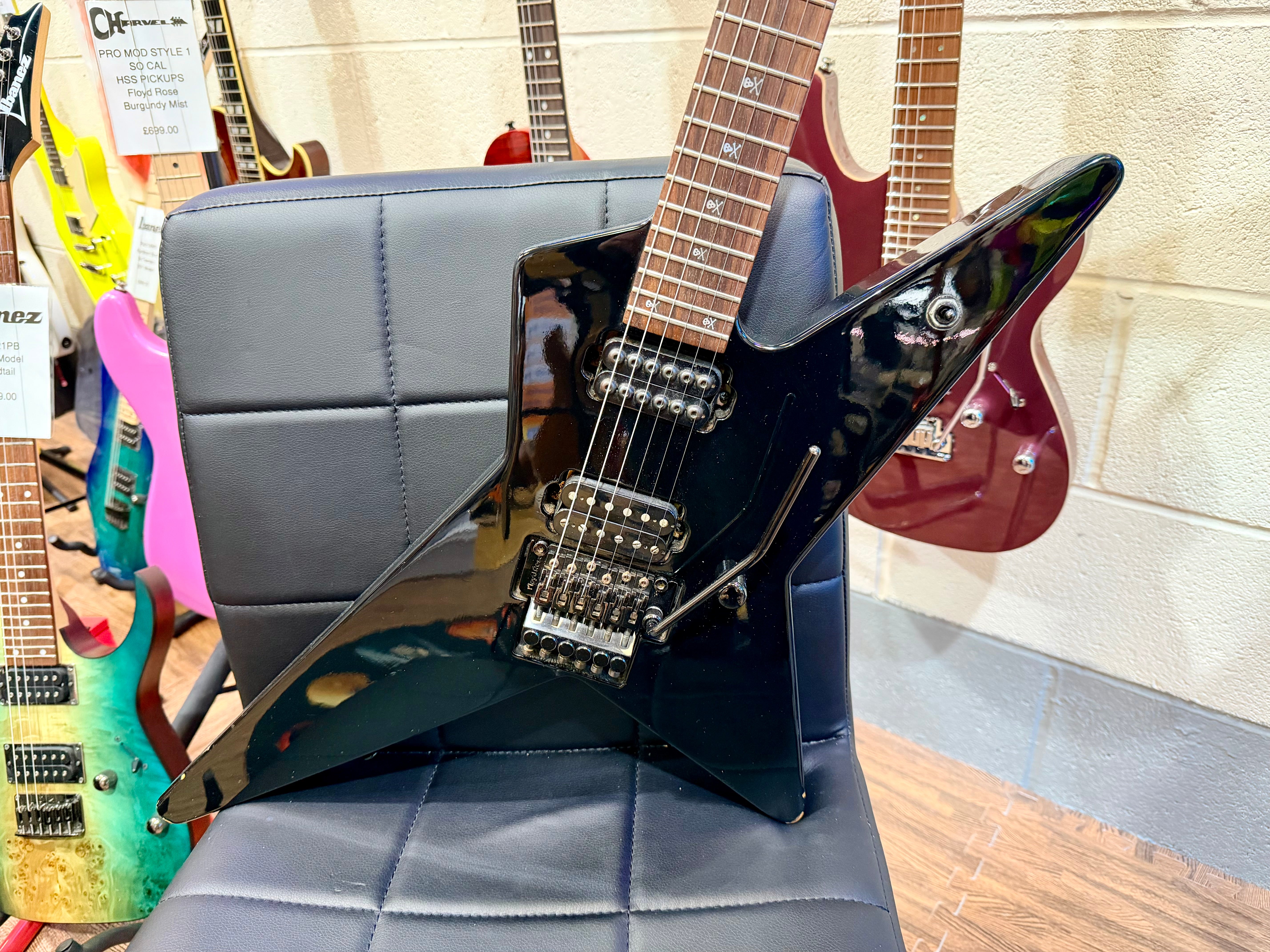 🔥RARE JAPAN🔥 ESP Edwards E-AS-105SM Anchang Star Electric Guitar~ MIJ 2004!