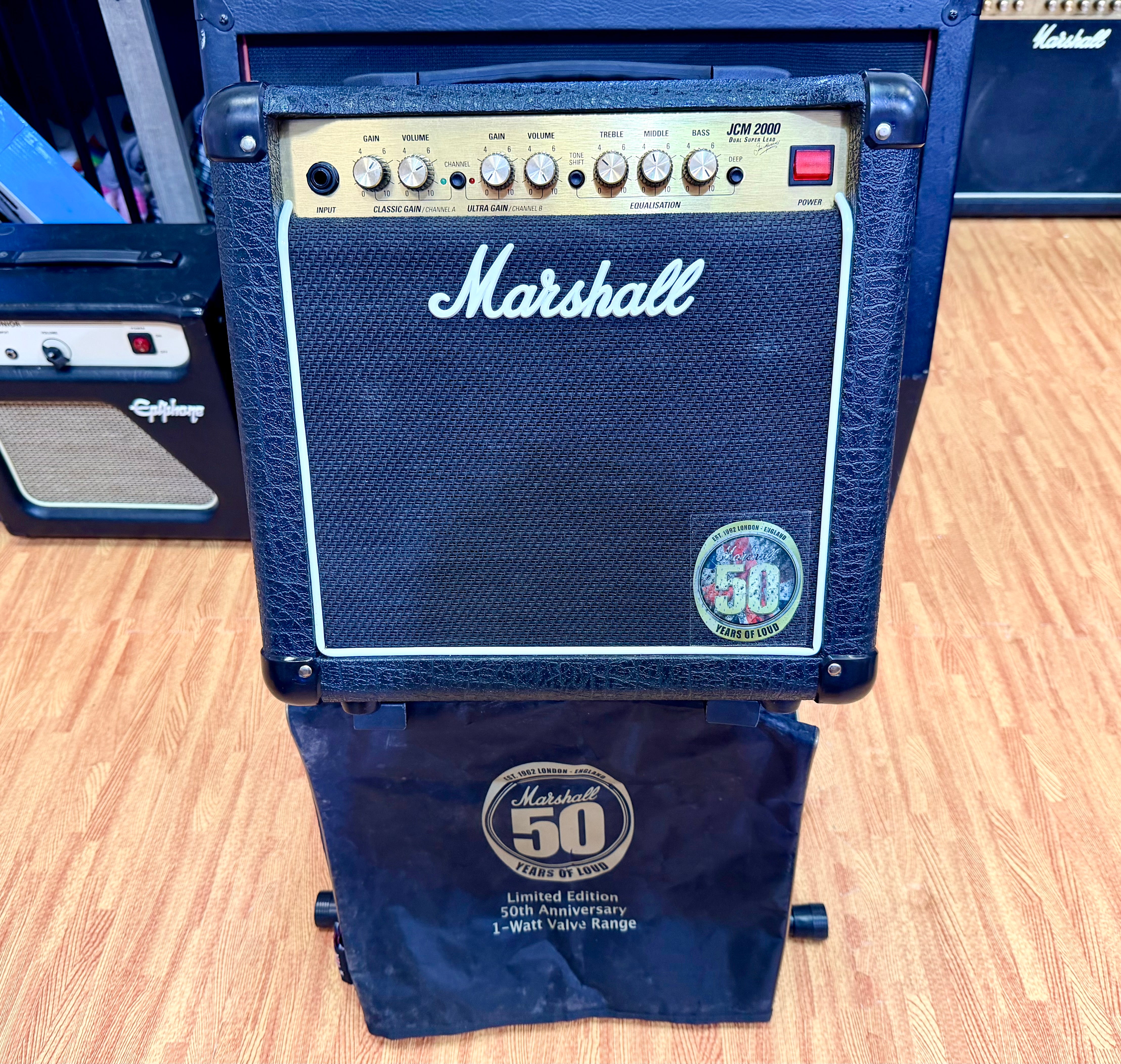 🔥RARE🔥 Marshall 50th Anniversary JCM 2000 1C DSL1 1-Watt Guitar Amp Combo 2012!