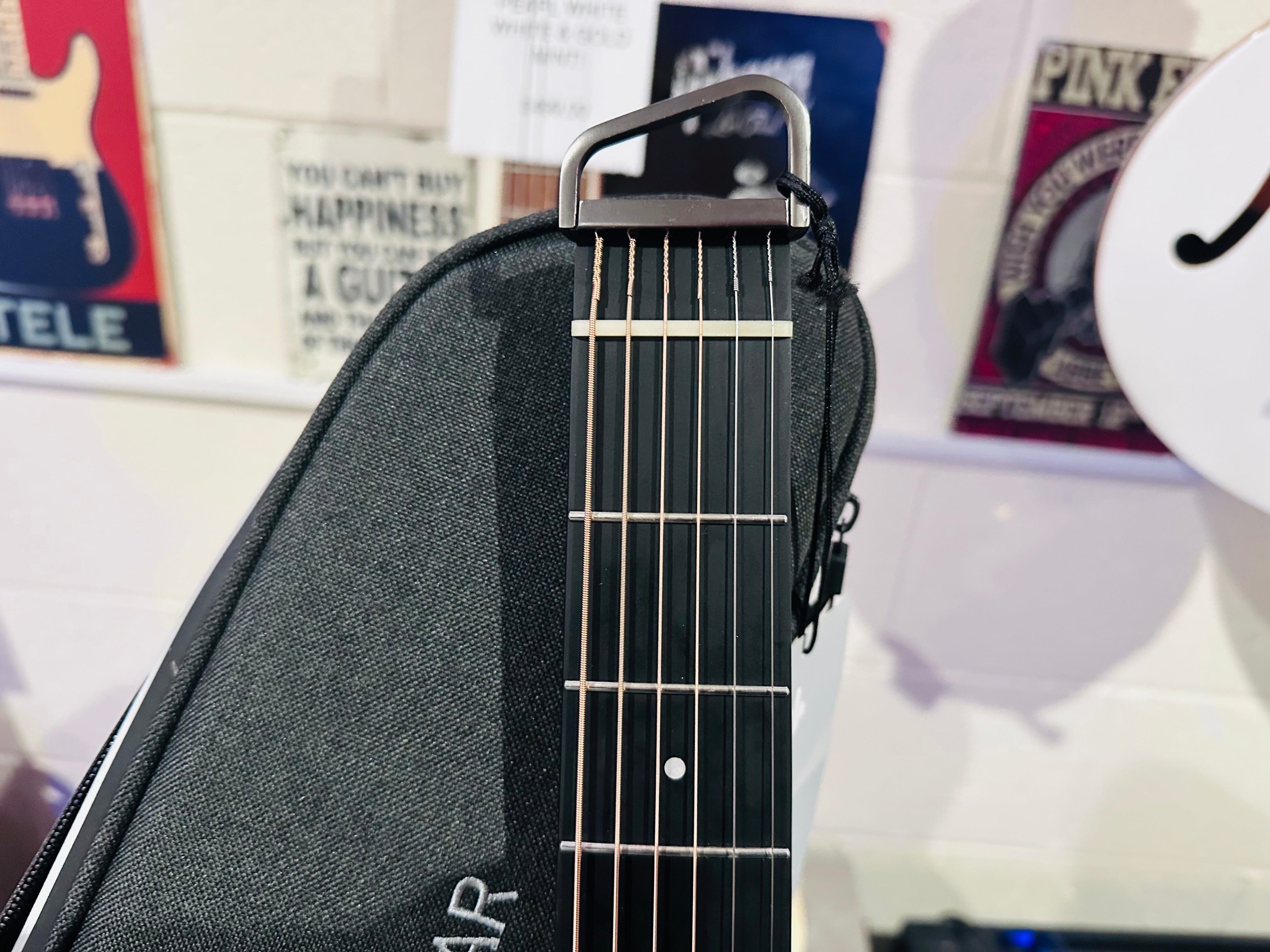 🌟NEW🌟 Donner HUSH-I Electro Acoustic Silent Travel Headless Guitar~ Mahogany!