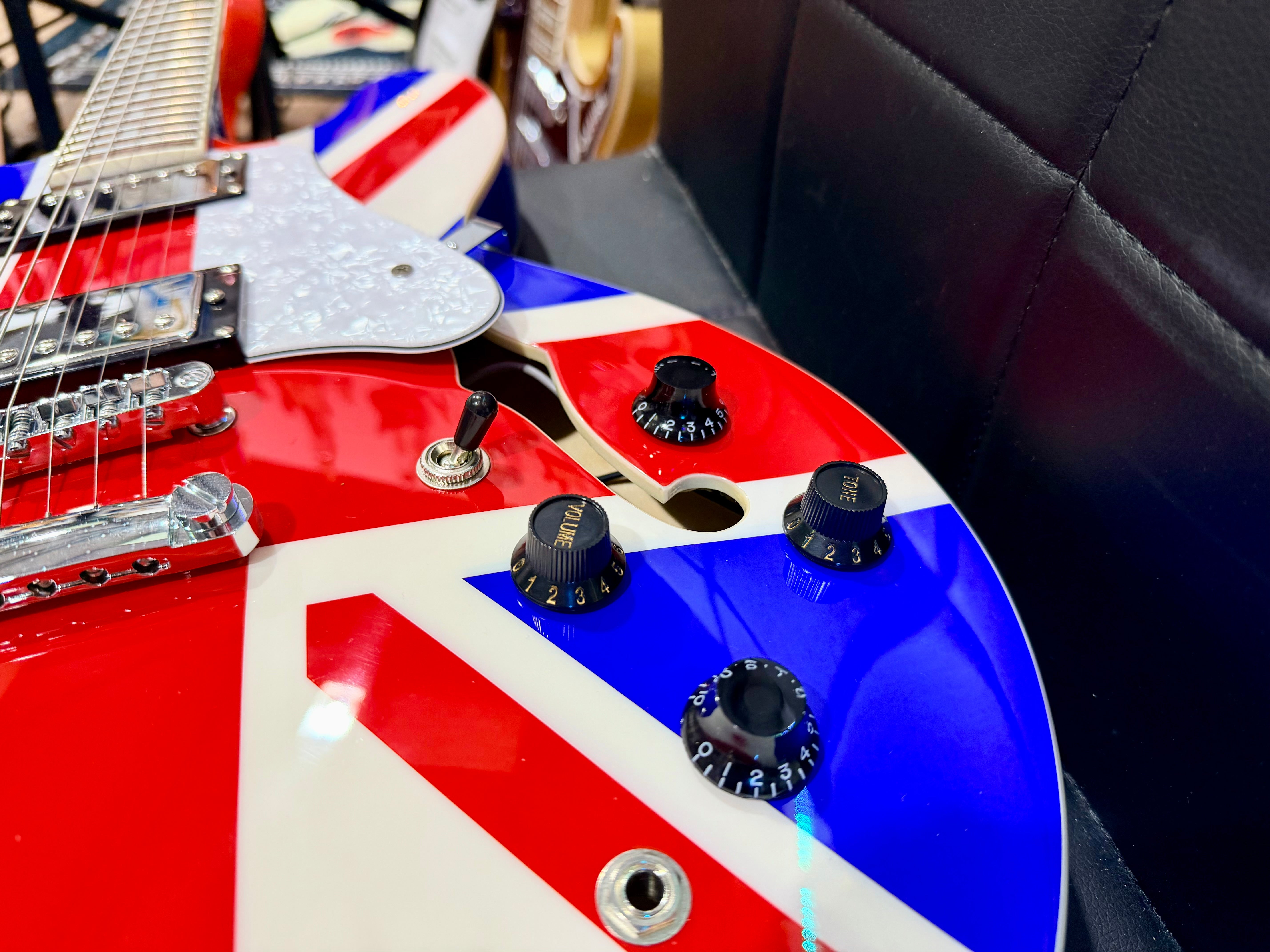 🇬🇧2025 LTD EDITION🇬🇧 Vintage Union Jack~ Semi Acoustic ‘335’ Guitar~VSA25UJ!