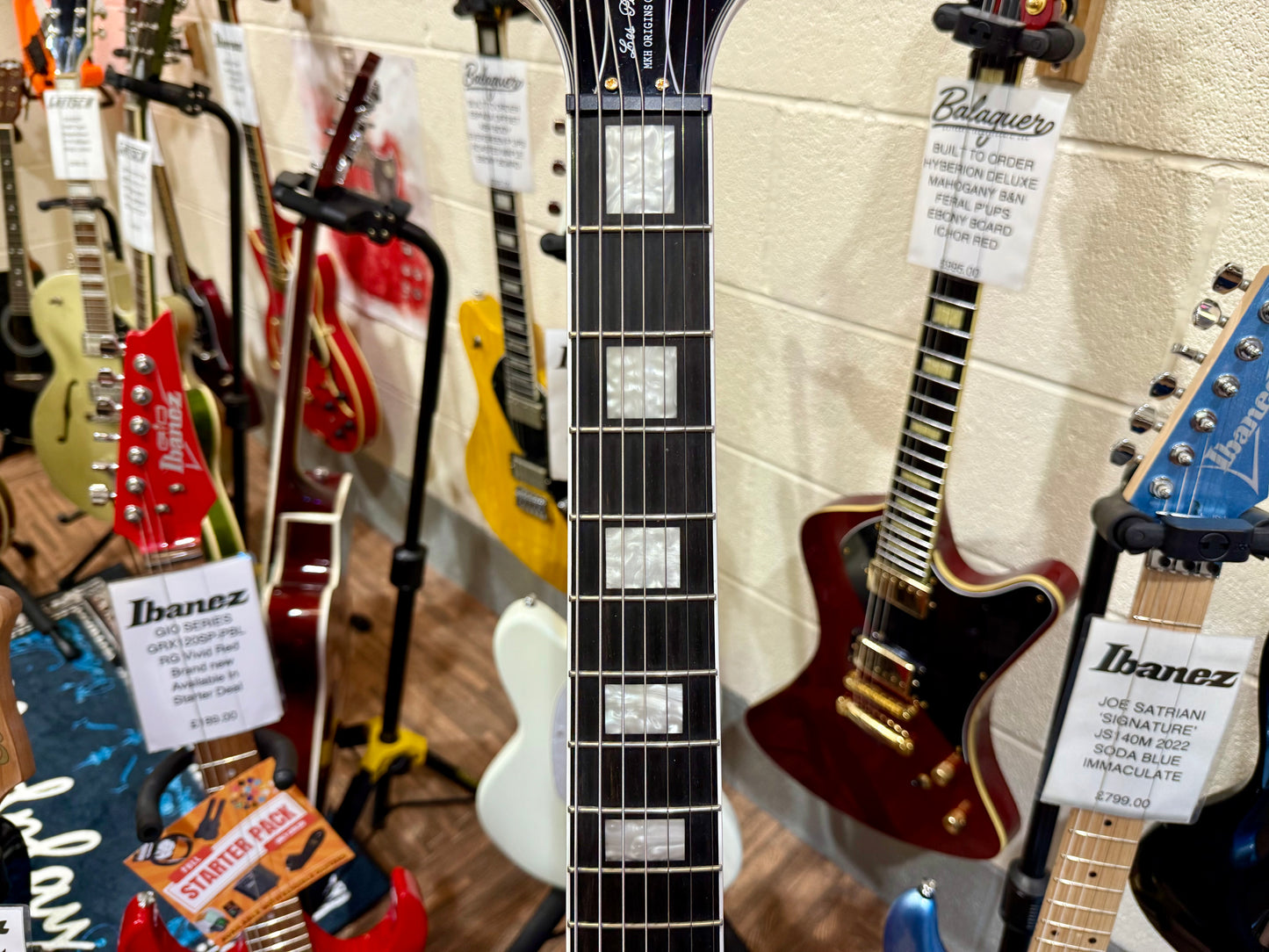 🔥MINT 2024🔥 Epiphone Matt Heafy Origins Les Paul Custom 7-String~ Bone White!