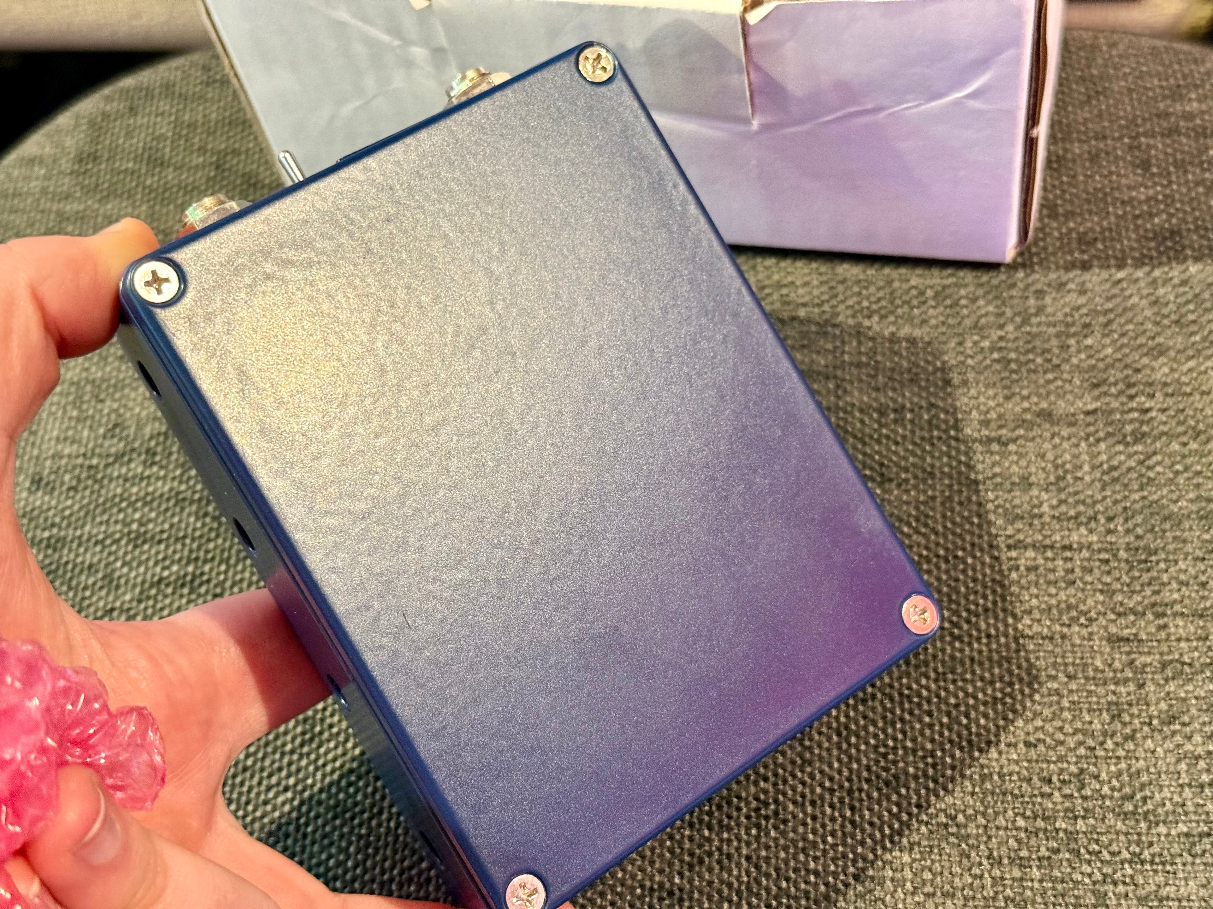 🎸MINT🎸 Effectrode Blue Bottle Inductorized Booster Pedal~ Valve Guitar Effects