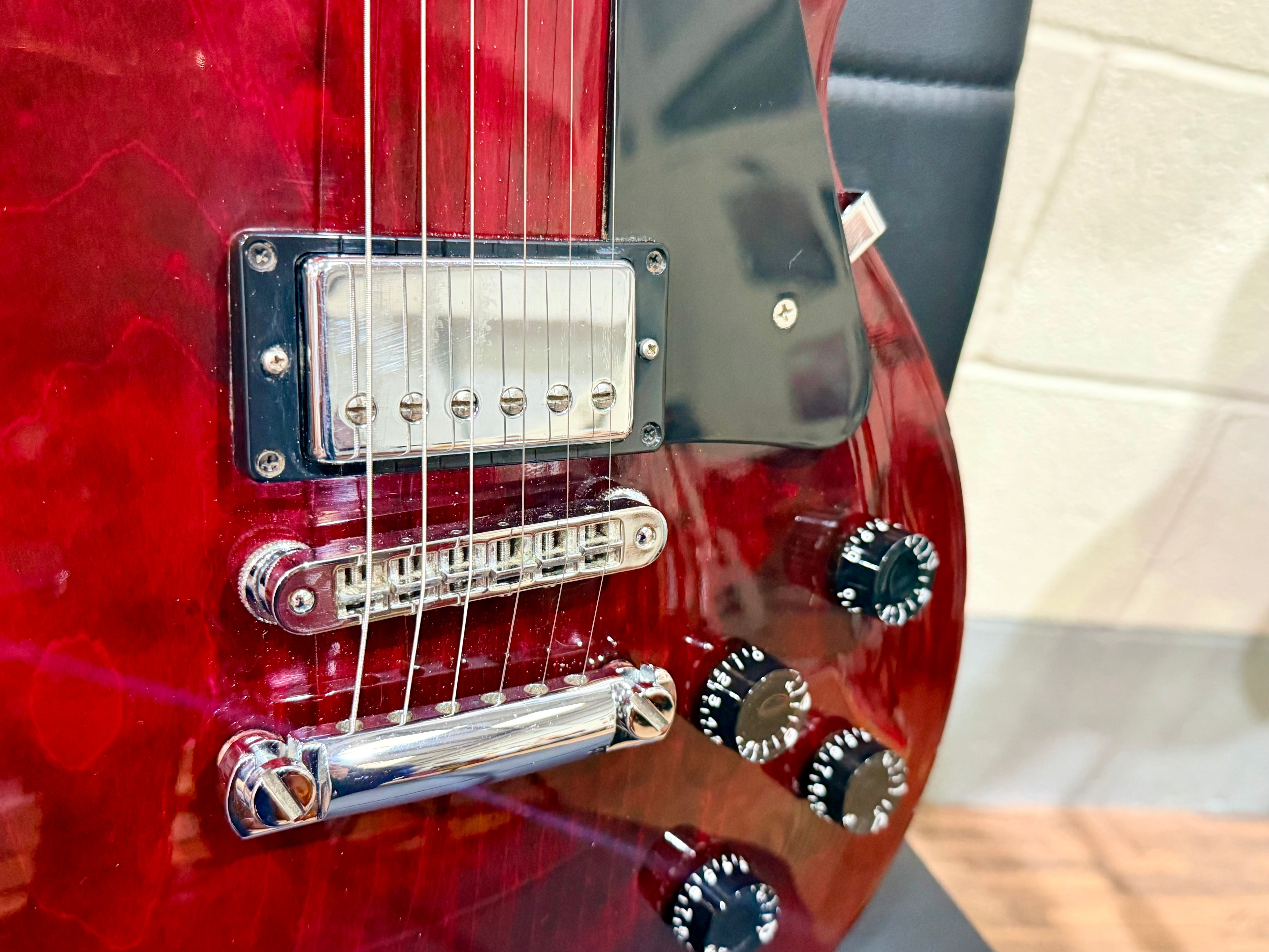 🔥2003🔥 Gibson Les Paul Studio USA~ Electric Guitar~ Wine Red~ 8lb:11oz!