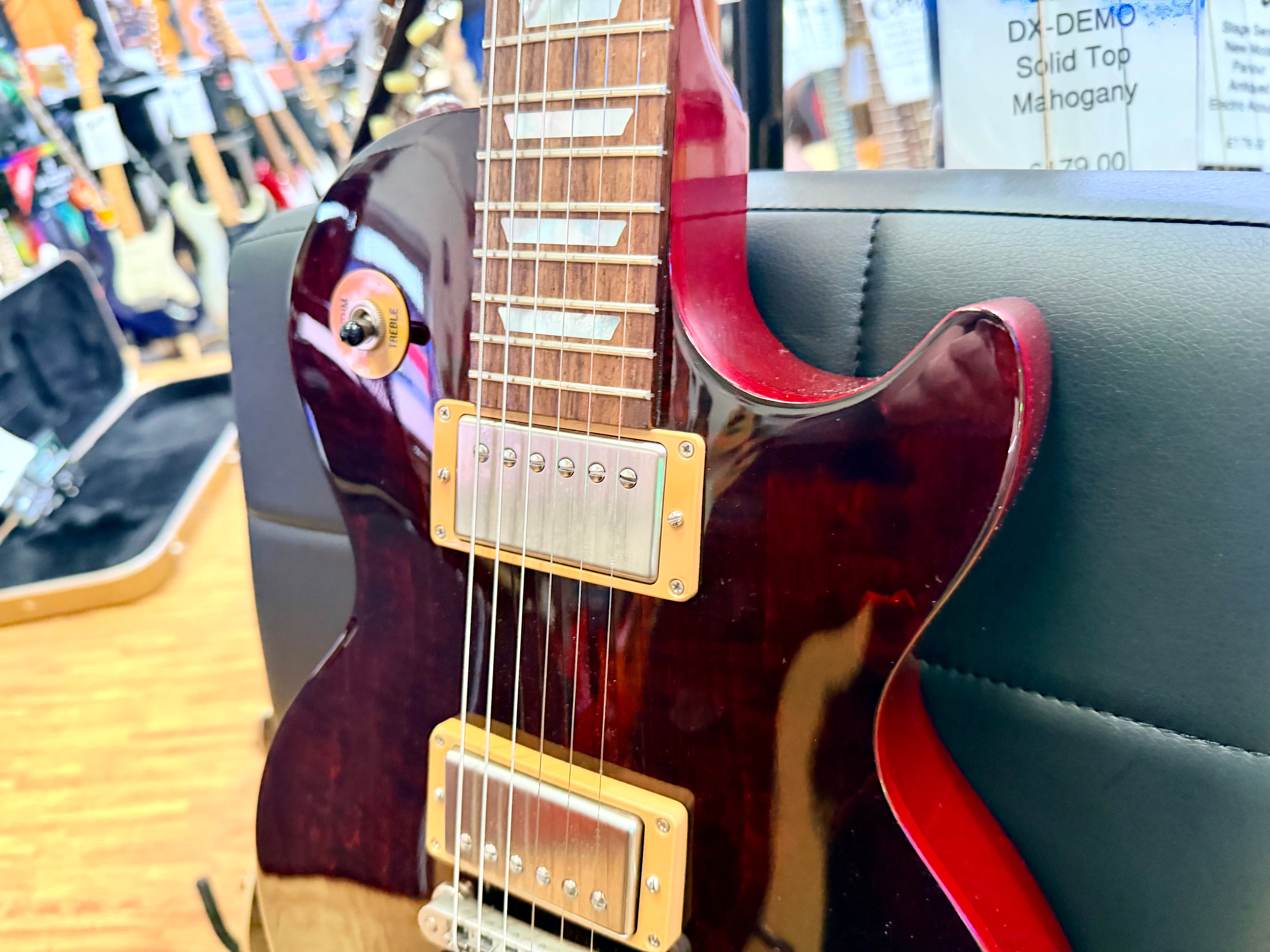 ✨2015✨ Gibson Les Paul Studio~ Wine Red Figured Top~ 100th Anniversary + Case!