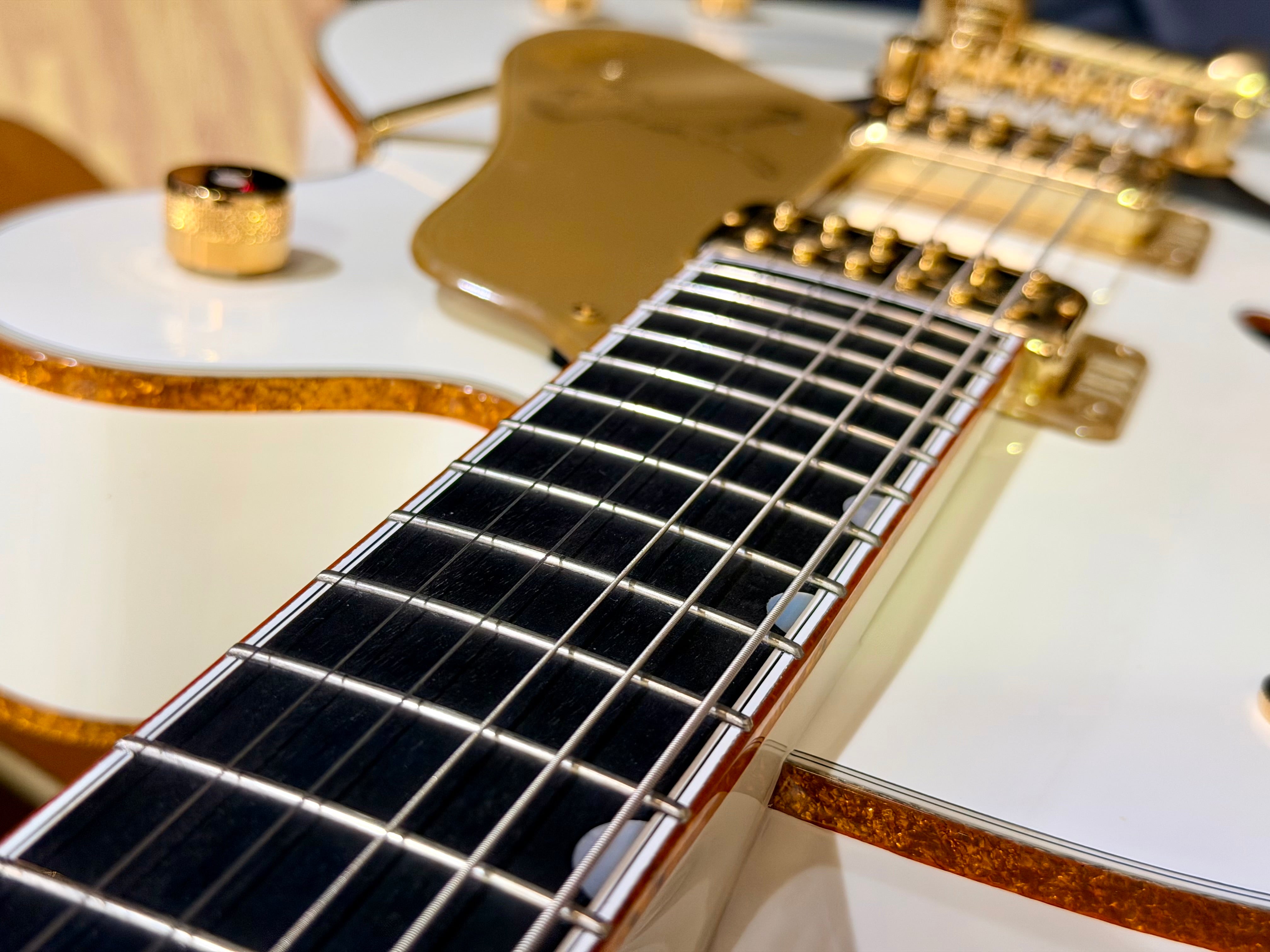✨MINT✨ 2013 Gretsch G6136T White Falcon MIJ~ Japan~ Bigsby~ Case & Docs~ Gold!