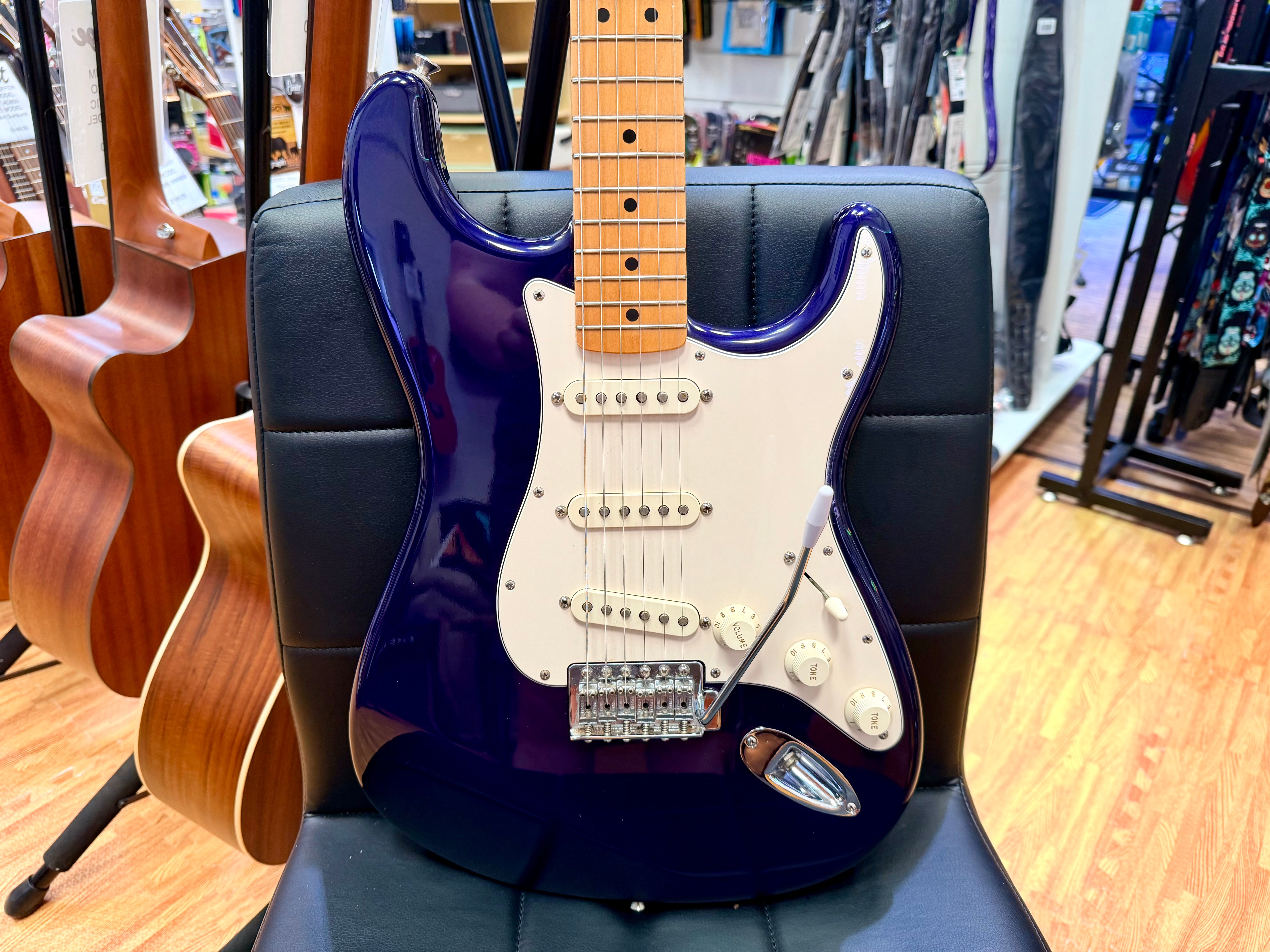 ✨2001✨ Fender Mexican Standard Stratocaster Midnight Blue~ MIM Rare Colour!