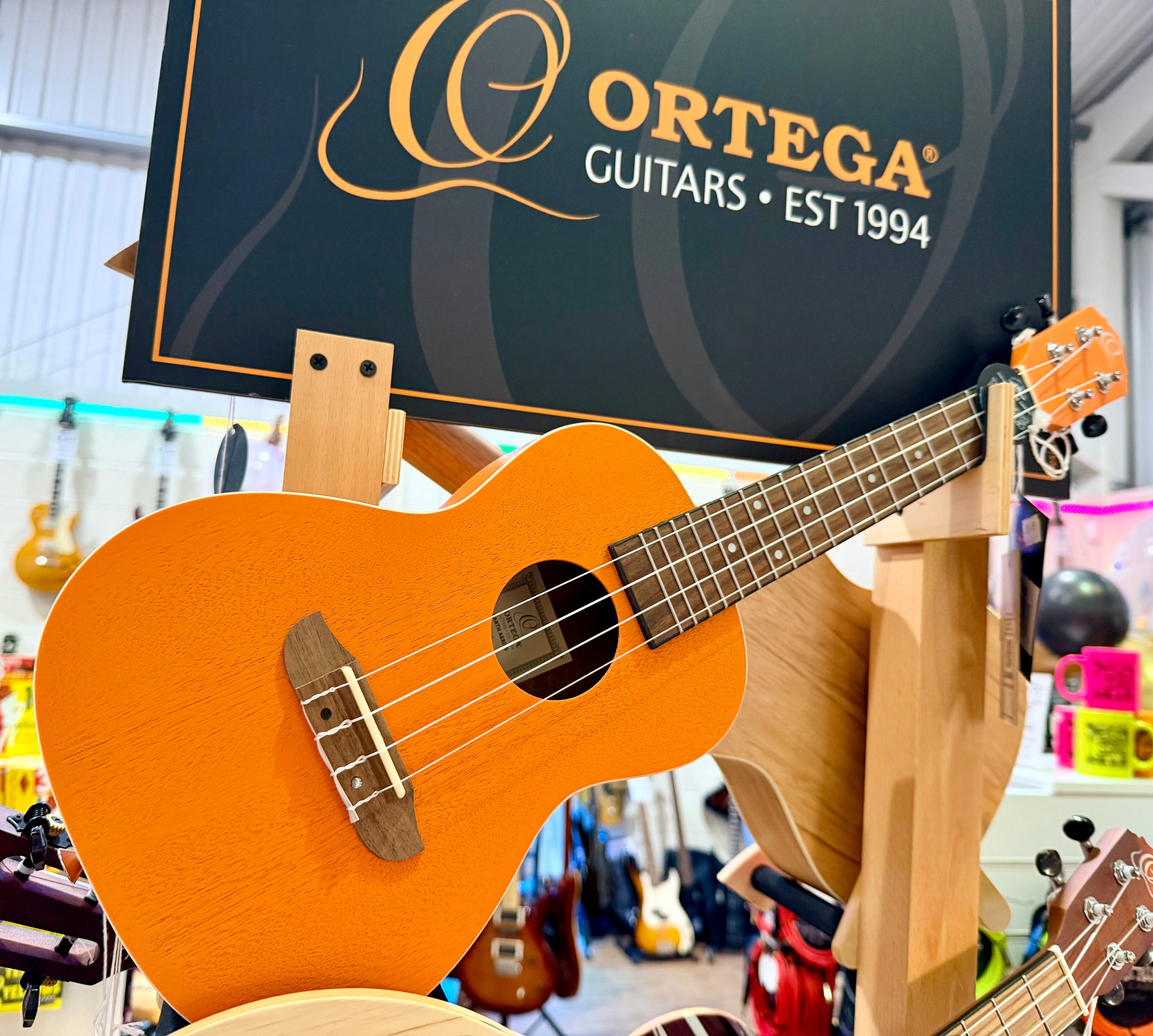 🔥NEW 2025🔥 Ortega Earth Series Concert Ukelele~ Pumpkin Orange Uke!