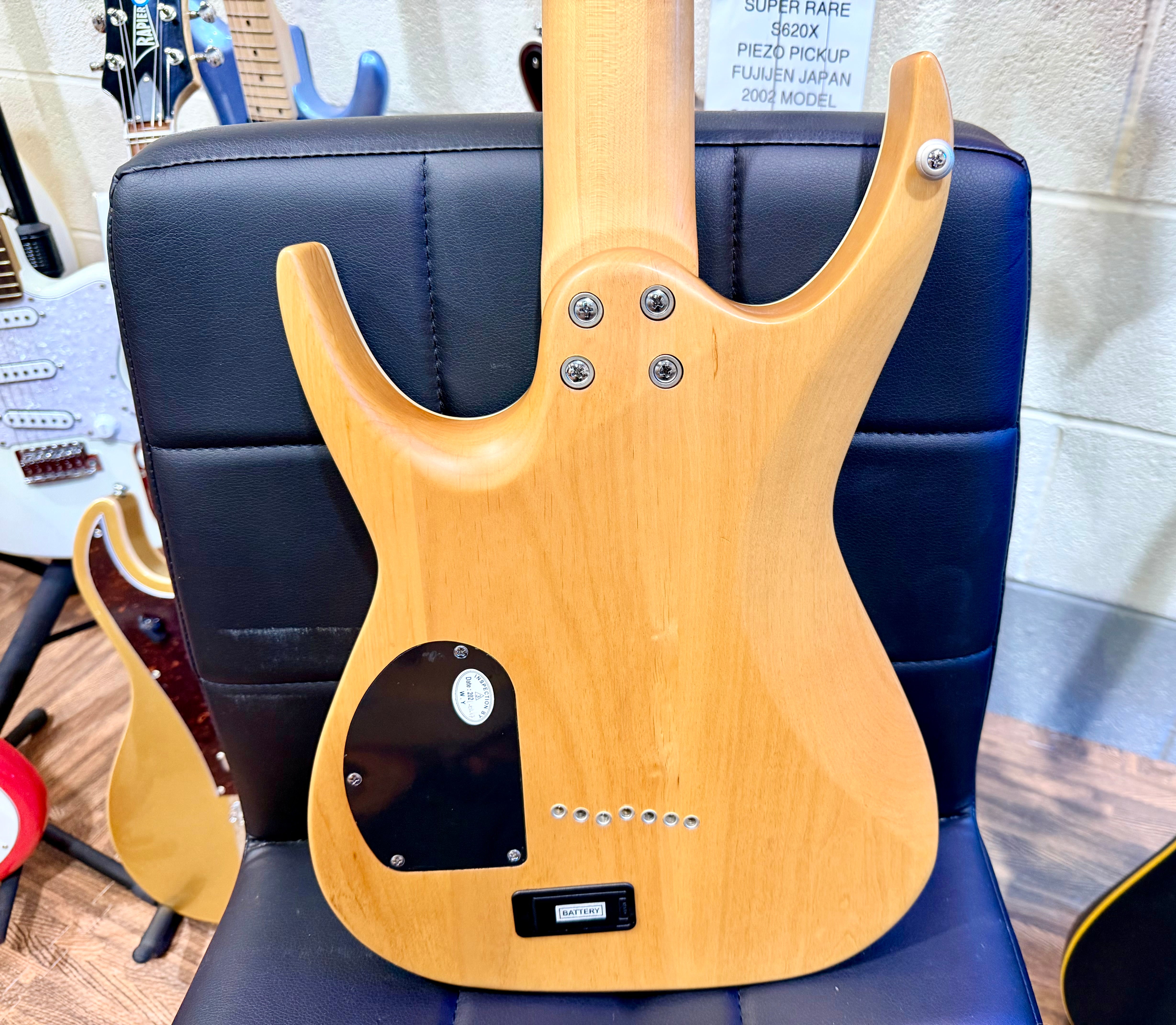 🔥2021🔥 Dean Exile Select 7-String Burl Poplar~ Satin Turquoise Burst~ Rare!