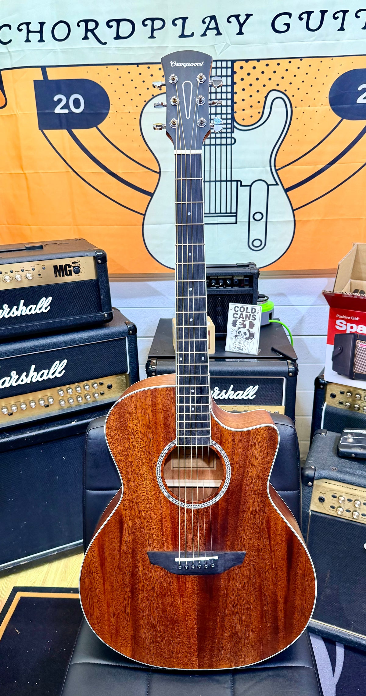 ✨ Orangewood Rey Mahogany Grand Auditorium Cutaway Acoustic Guitar + Gig Bag ✨