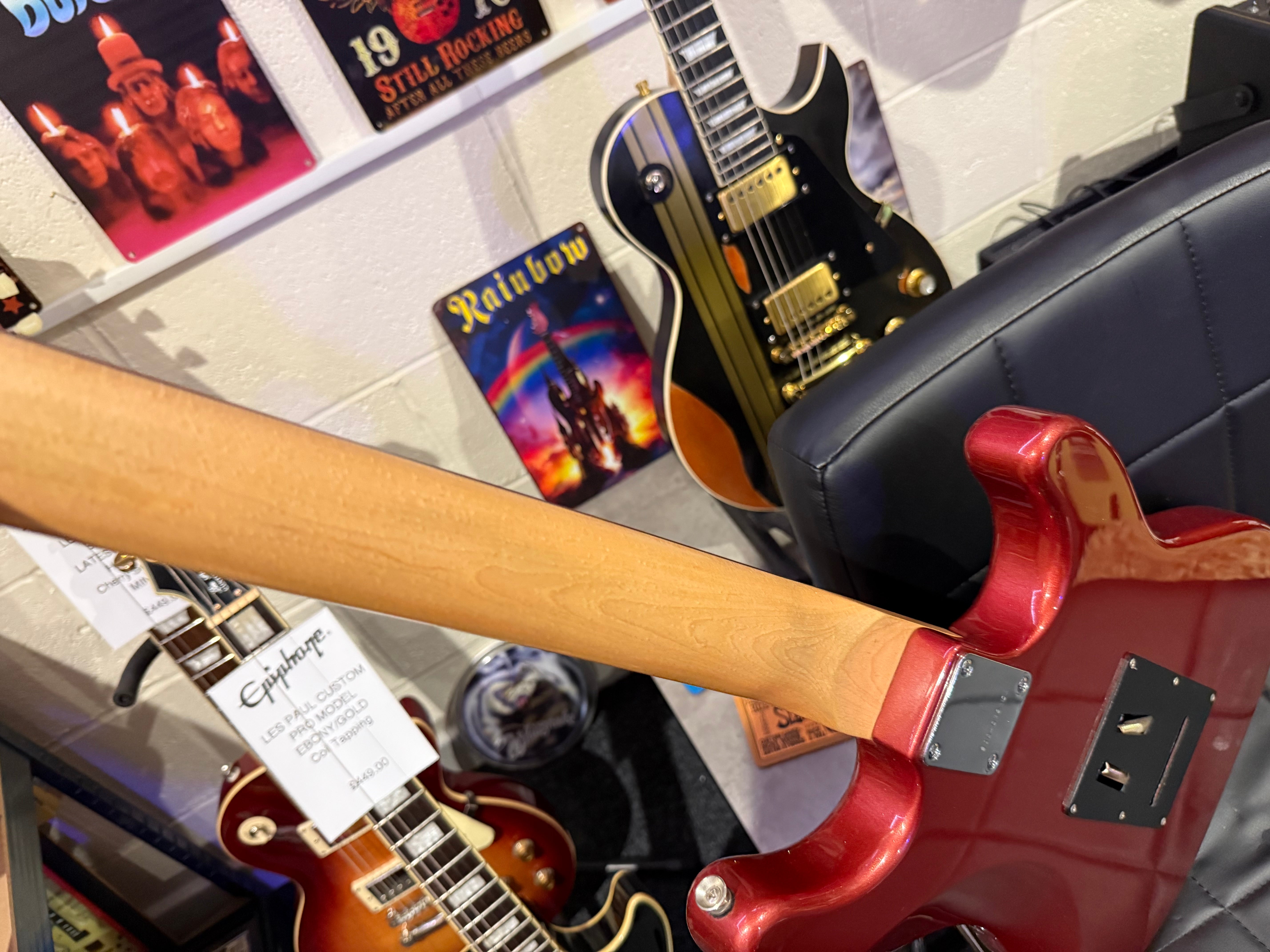 🔥RARE LEFTY🔥 Vintage 90’s Kramer Focus 111S~ Metallic Red~ Stratocaster Style!