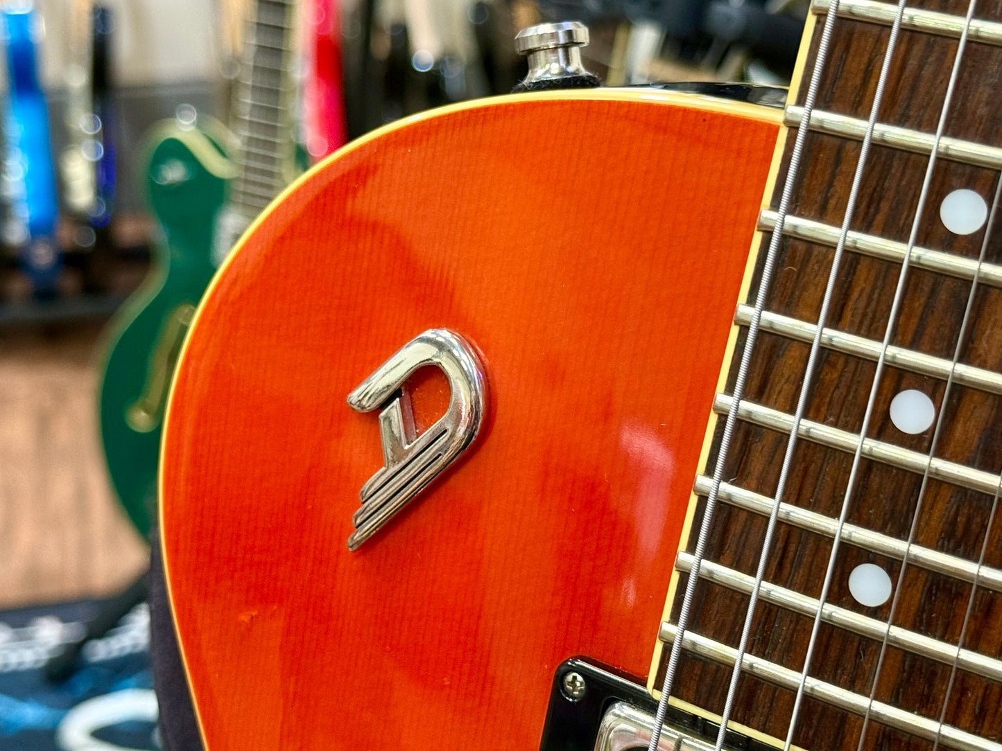 🔥2005🔥 Duesenberg Starplayer TV~ Vintage Orange Semi-Hollow~ Cherished + Case!