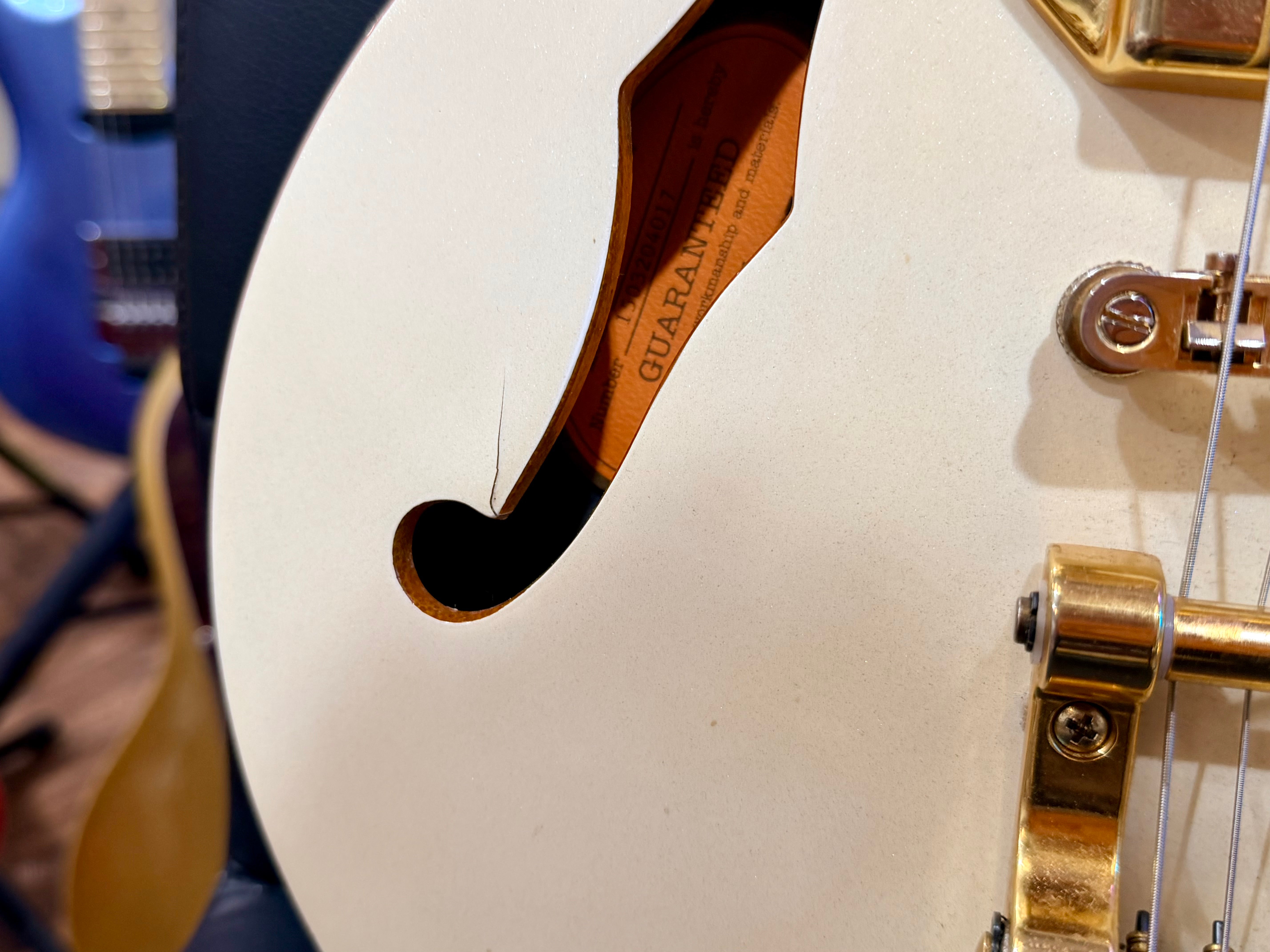 π2015π Epiphone Wildkat Royale~ Custom Shop Ltd Ed~ Pearl White~ Semi-Hollow!