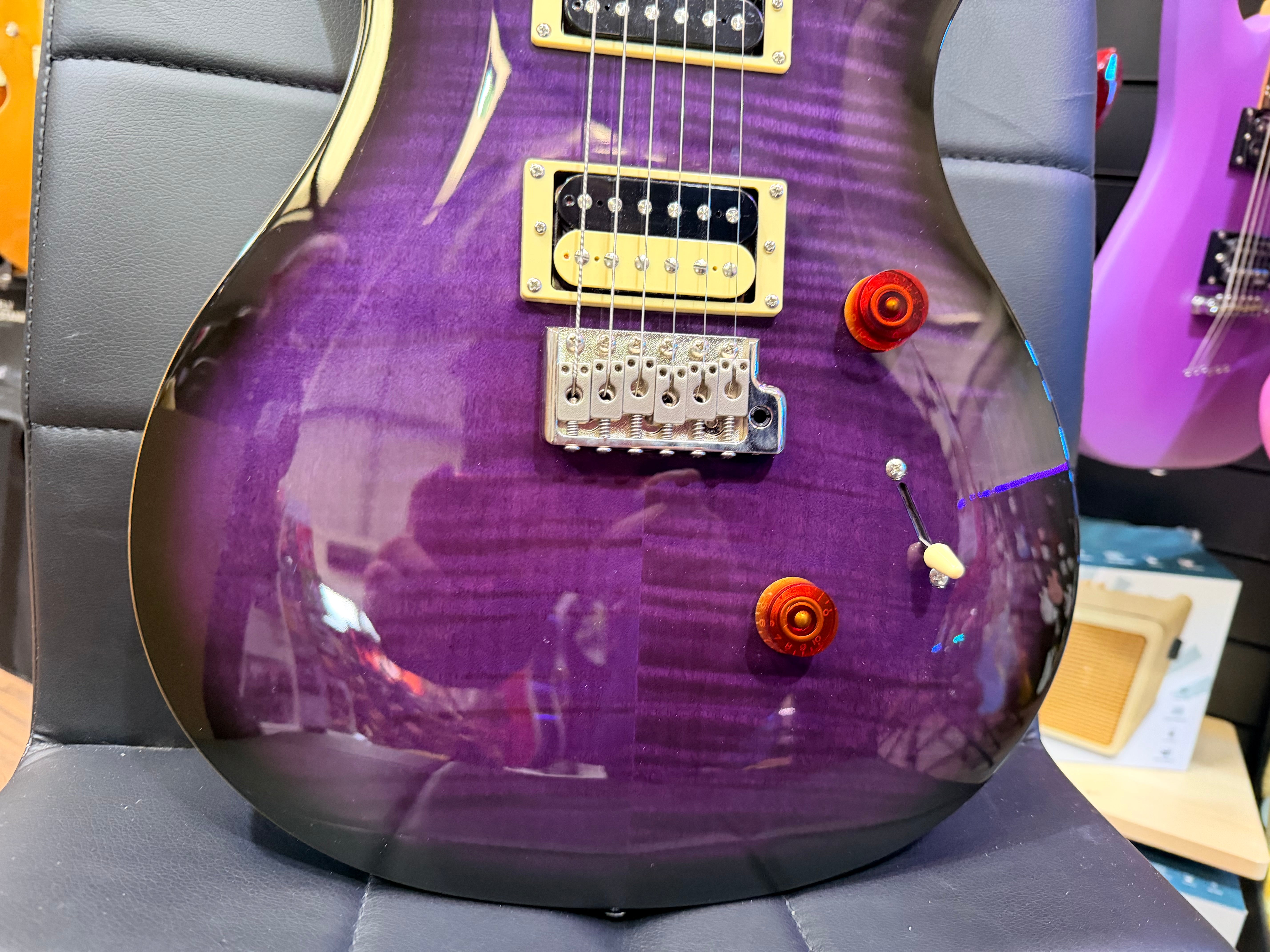 ⚡️2019⚡️ PRS SE Custom 24 Ltd Edition~ Purple Mist~ Satin Maple Neck~ Cherished!