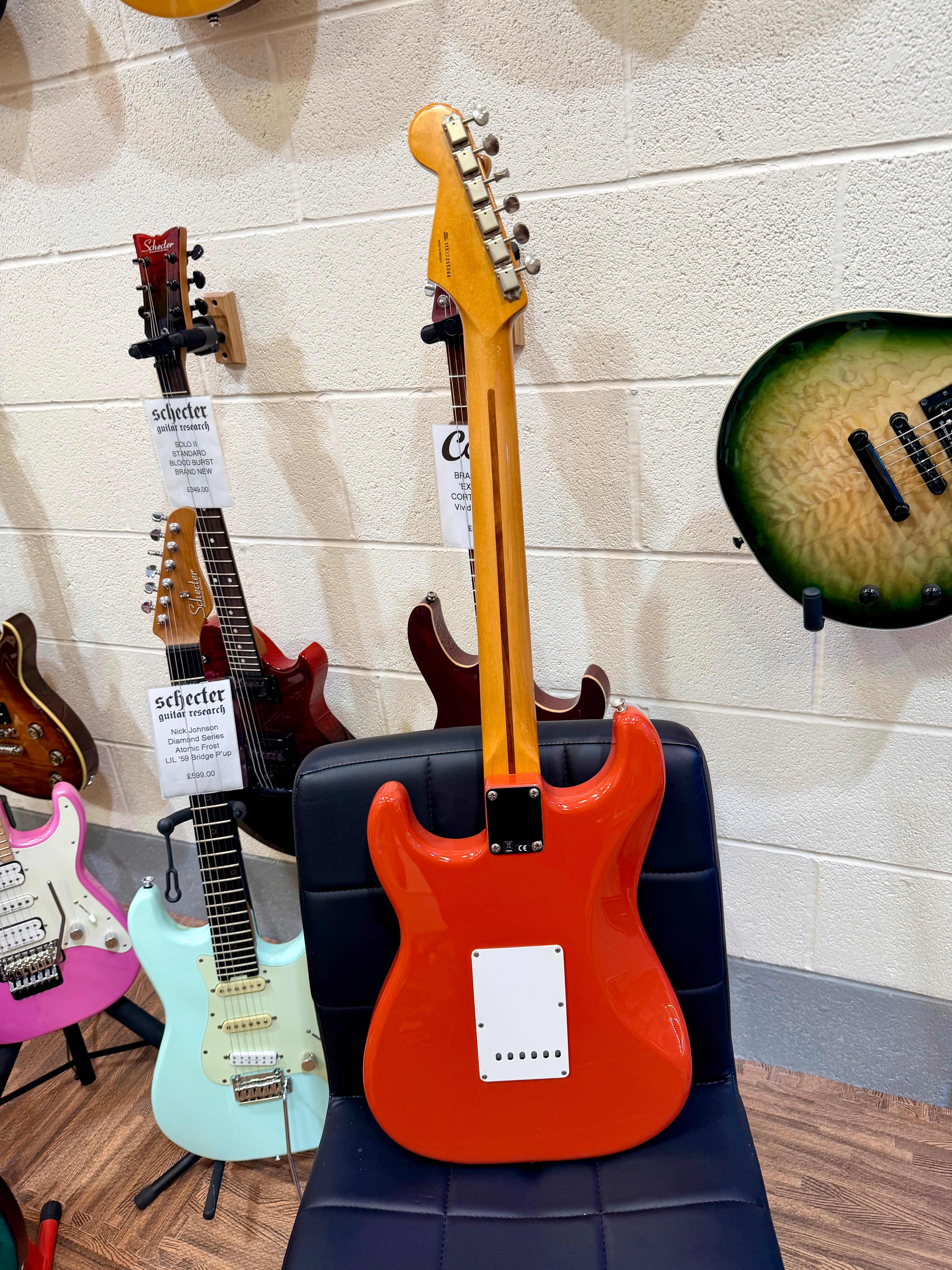 🌟2013🌟 Fender Classic Series 50s Stratocaster~ Fiesta Red~ Mexican MIM Strat!