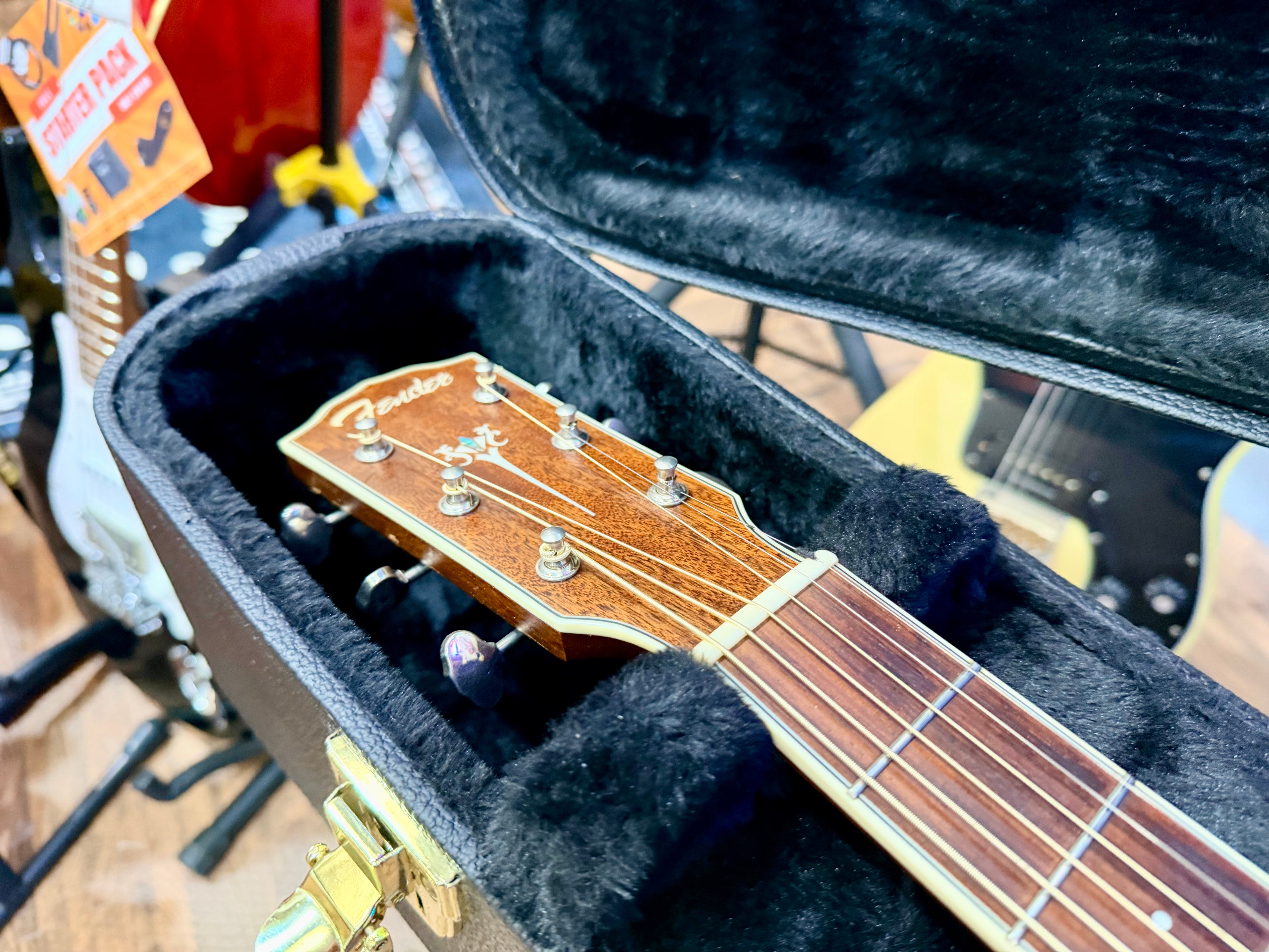 🔥MINT🔥 Fender PM-1 Standard Dreadnought NE~ All-Mahogany Edition~ Hard Case!