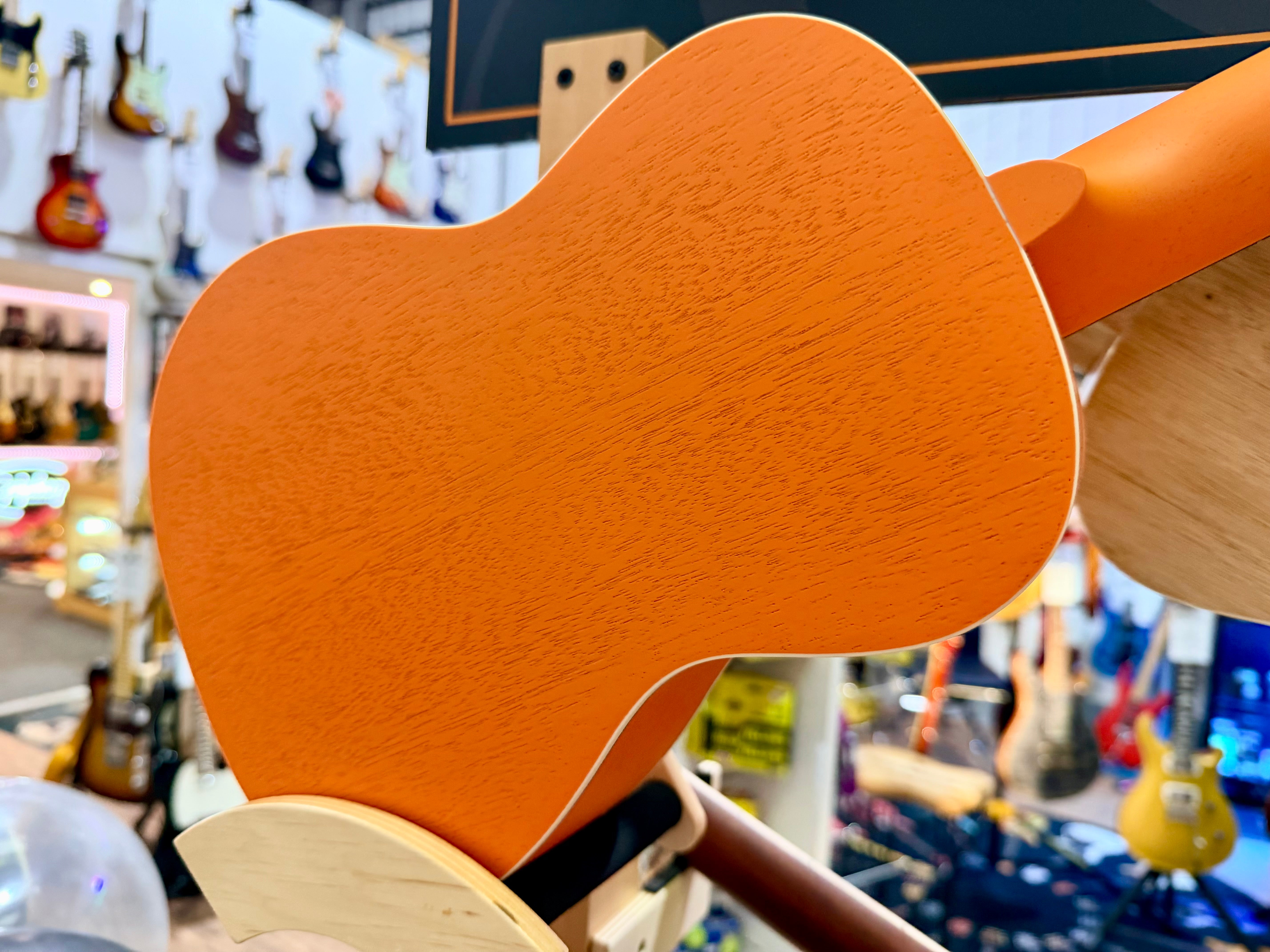 🔥NEW 2025🔥 Ortega Earth Series Concert Ukelele~ Pumpkin Orange Uke!