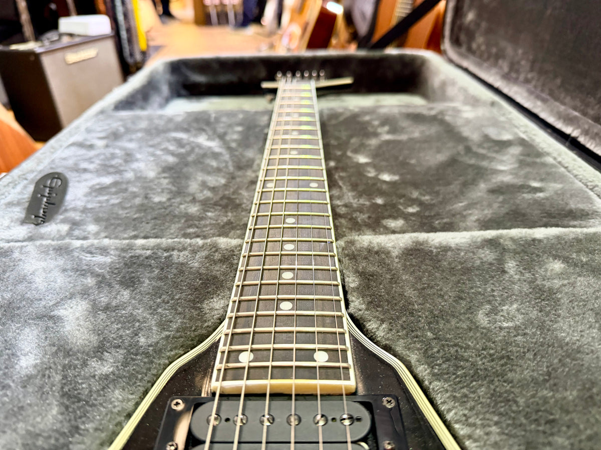 Epiphone Dave Mustaine Flying V Custom Black Metallic~ Seymour Duncan Signature