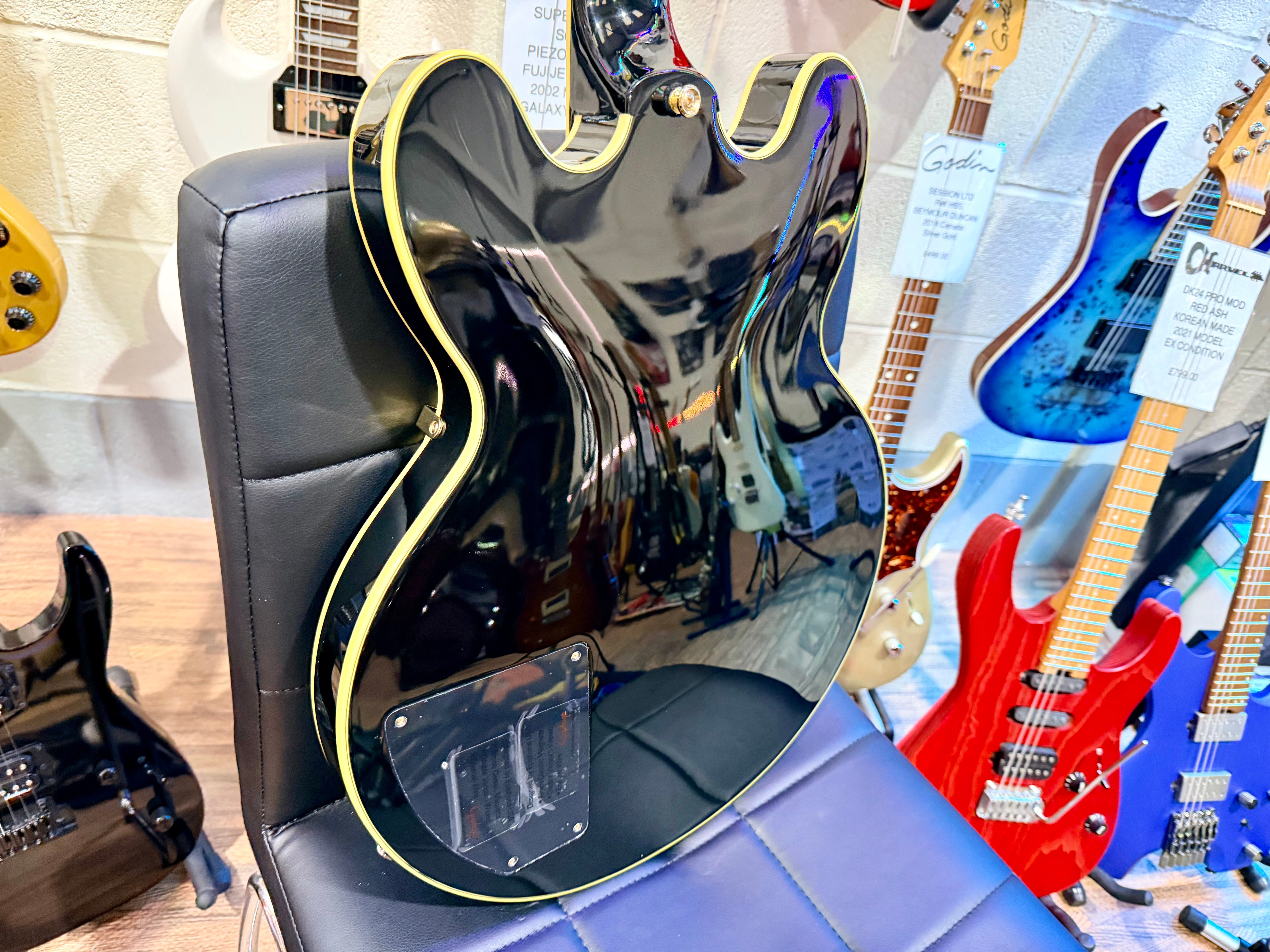 🔥MINT🔥 Epiphone B.B. King Lucille Guitar~ 2016~ Ebony Black~ Semi-Hollowbody!