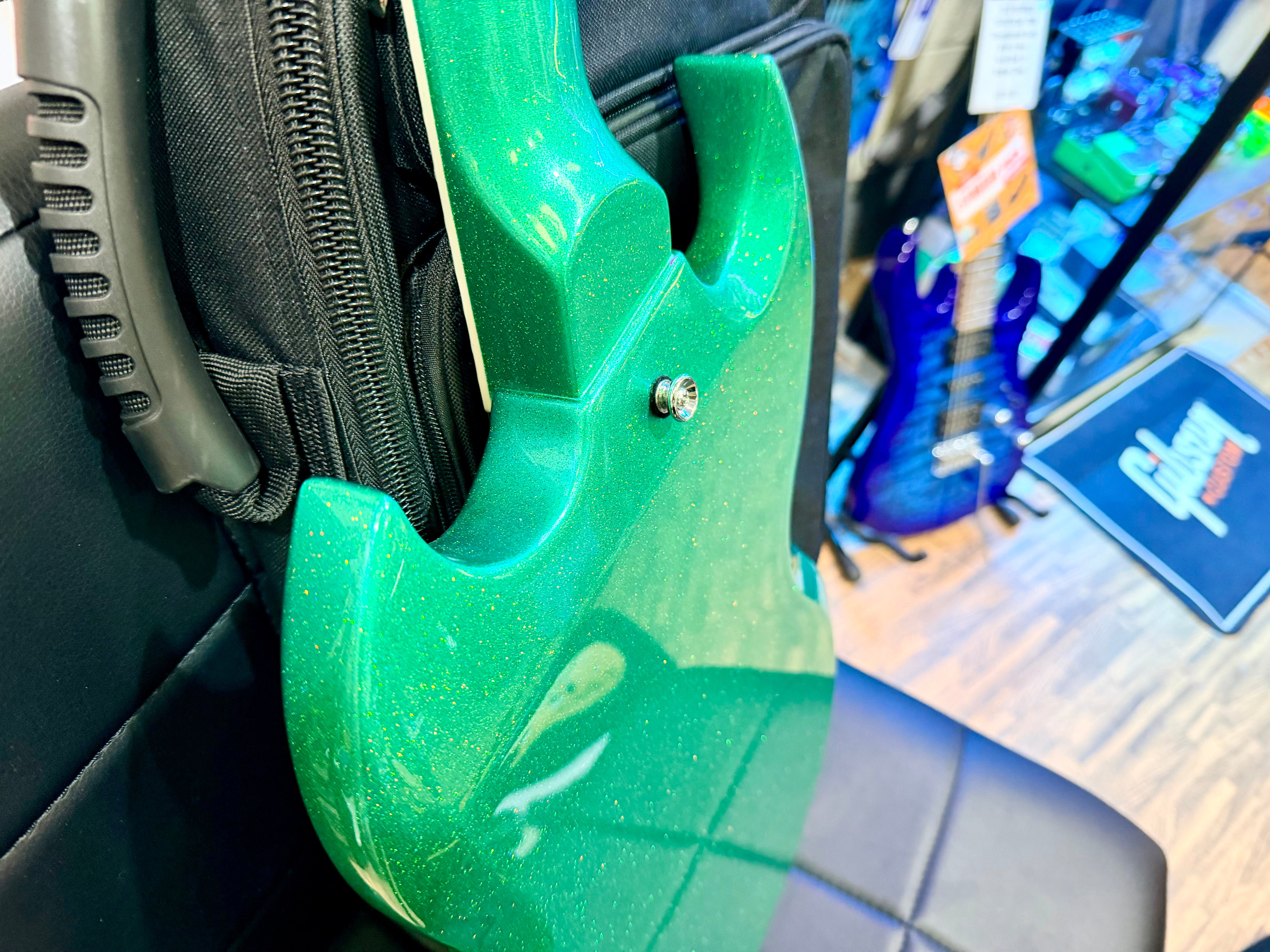 🔥2025 LTD🔥 Vintage VS6 30th Anniversary Model~ Green Metalflake~ Vibrola + Bag
