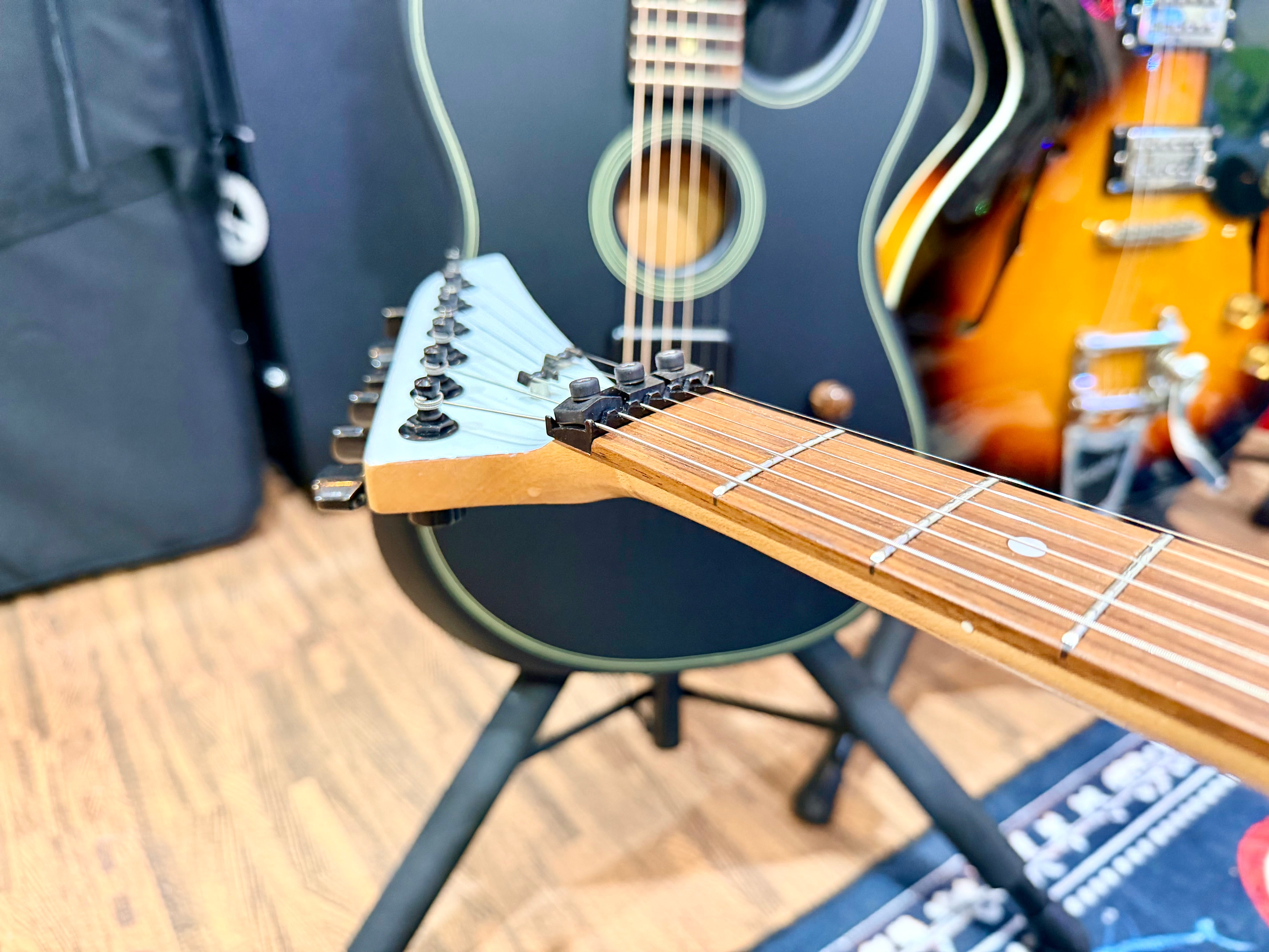 🔥 80s Aria Pro II Excel Superstrat~ Custom Ozzy Osbourne Tribute~ Floyd Rose 🔥