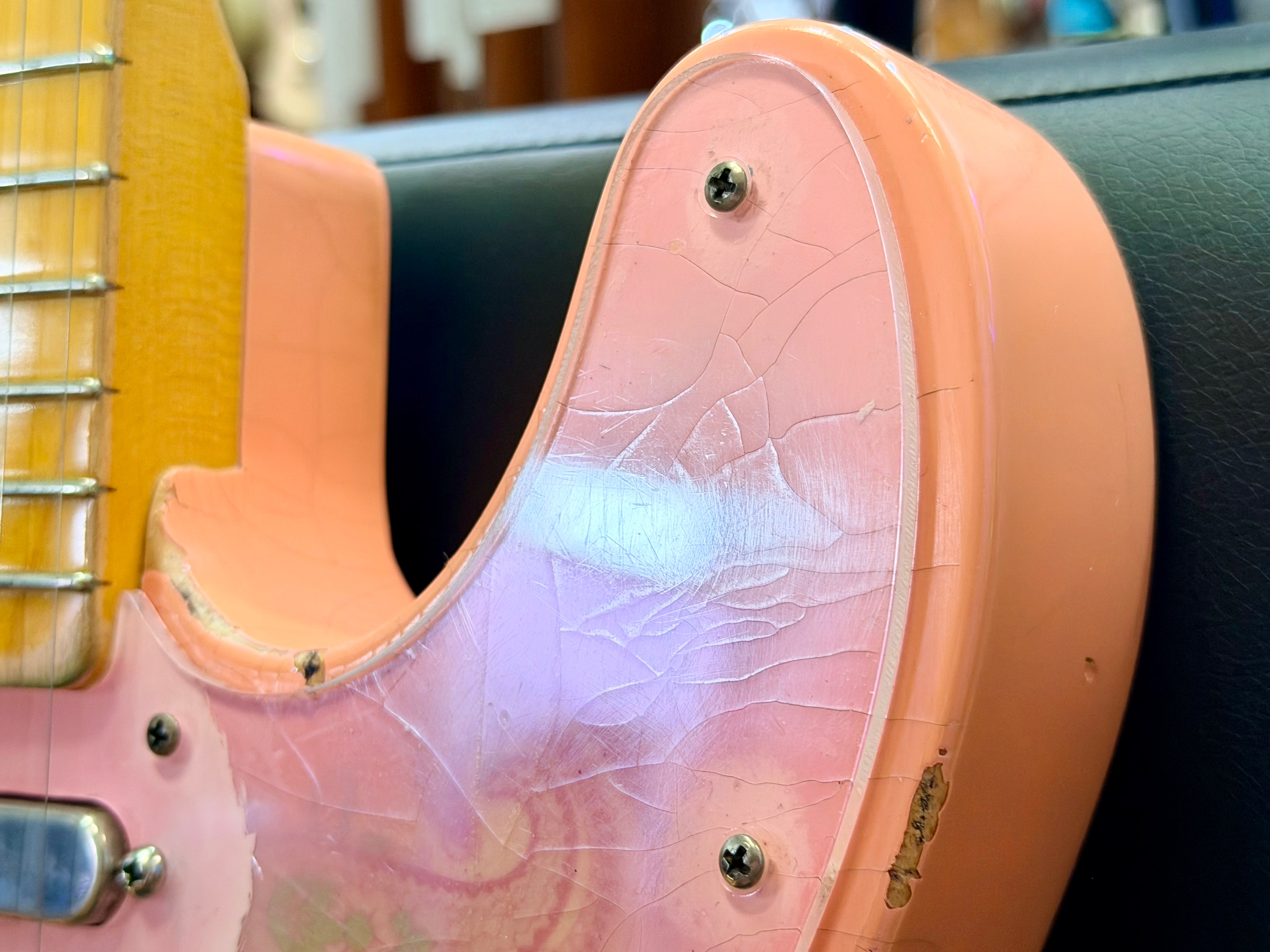 ✨2018✨ Nash Guitars T-68 Pink Paisley Telecaster Relic~ Lollar Pickups + Case!