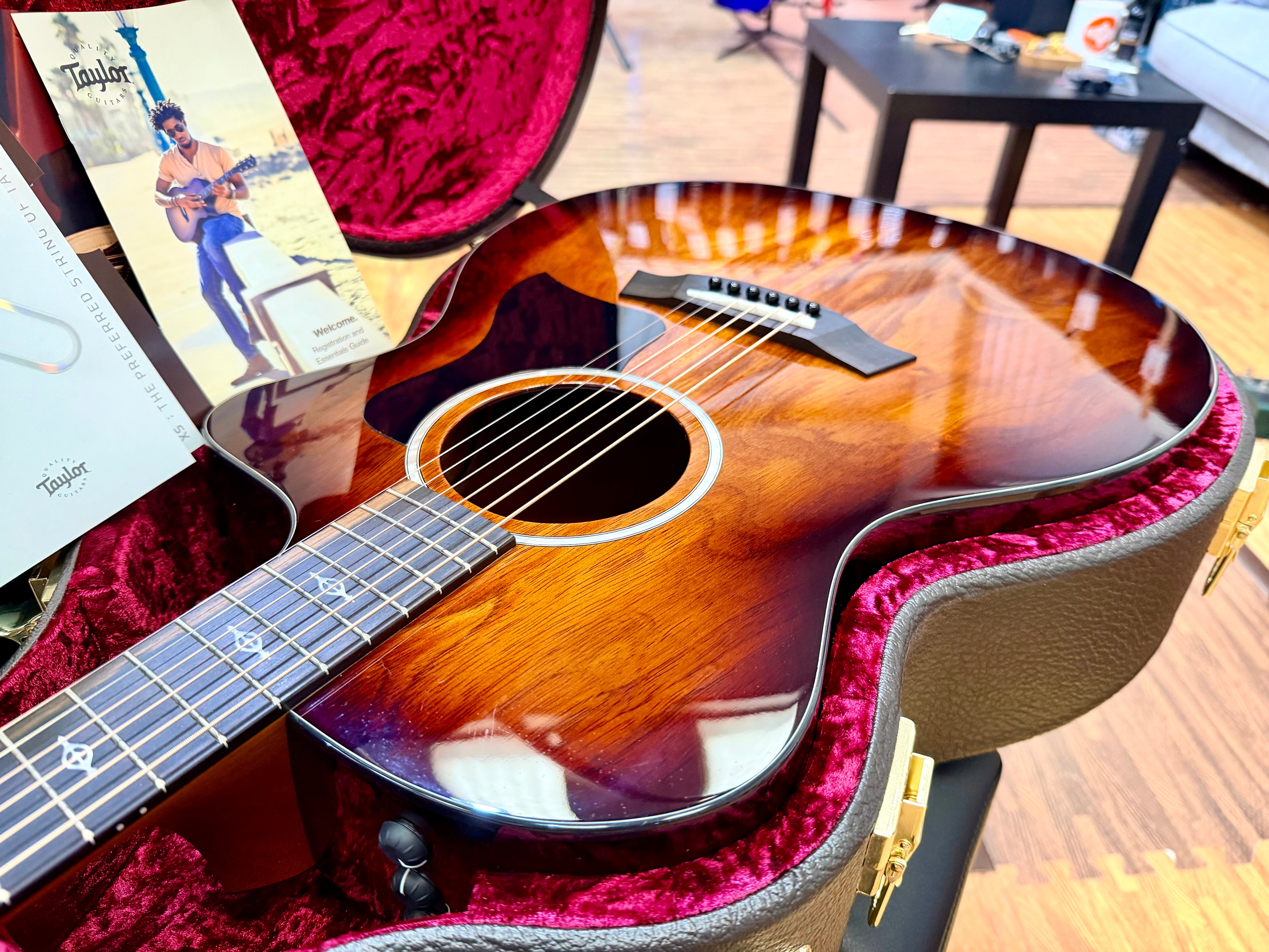✨2025✨ Taylor 224ce-K DLX Electro Acoustic Guitar~ Koa Deluxe Grand Auditorium!