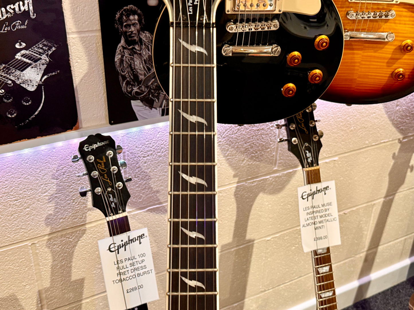 🔥2008🔥 Epiphone Les Paul Custom Prophecy EX~ Midnight Ebony~ EMG’s + Case!
