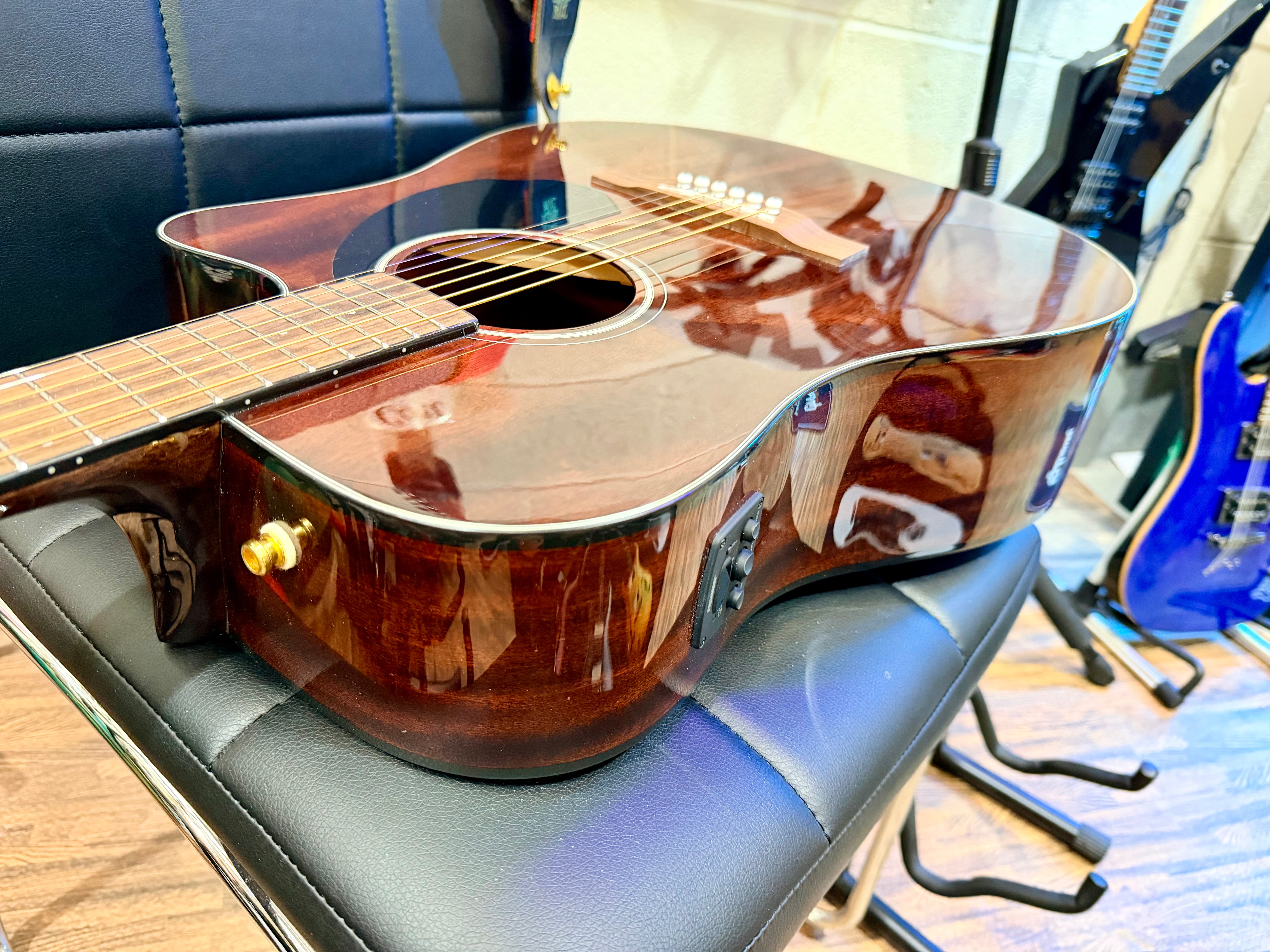 ✨MINT⚡️ Fender CD-60SCE Dreadnought Electro Acoustic Guitar~ All-Mahogany!