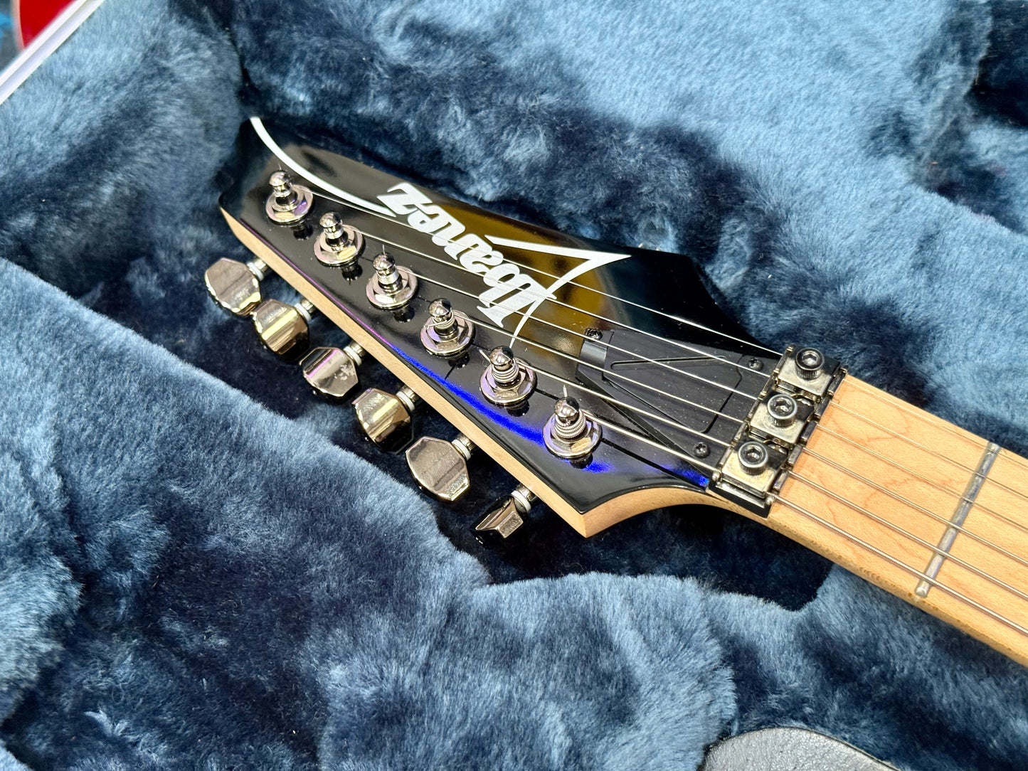 🔥2021 MINT🔥 Ibanez RG470AHMZ~ Blue Moon Burst~ Hard Case~ Zero Edge Tremolo!