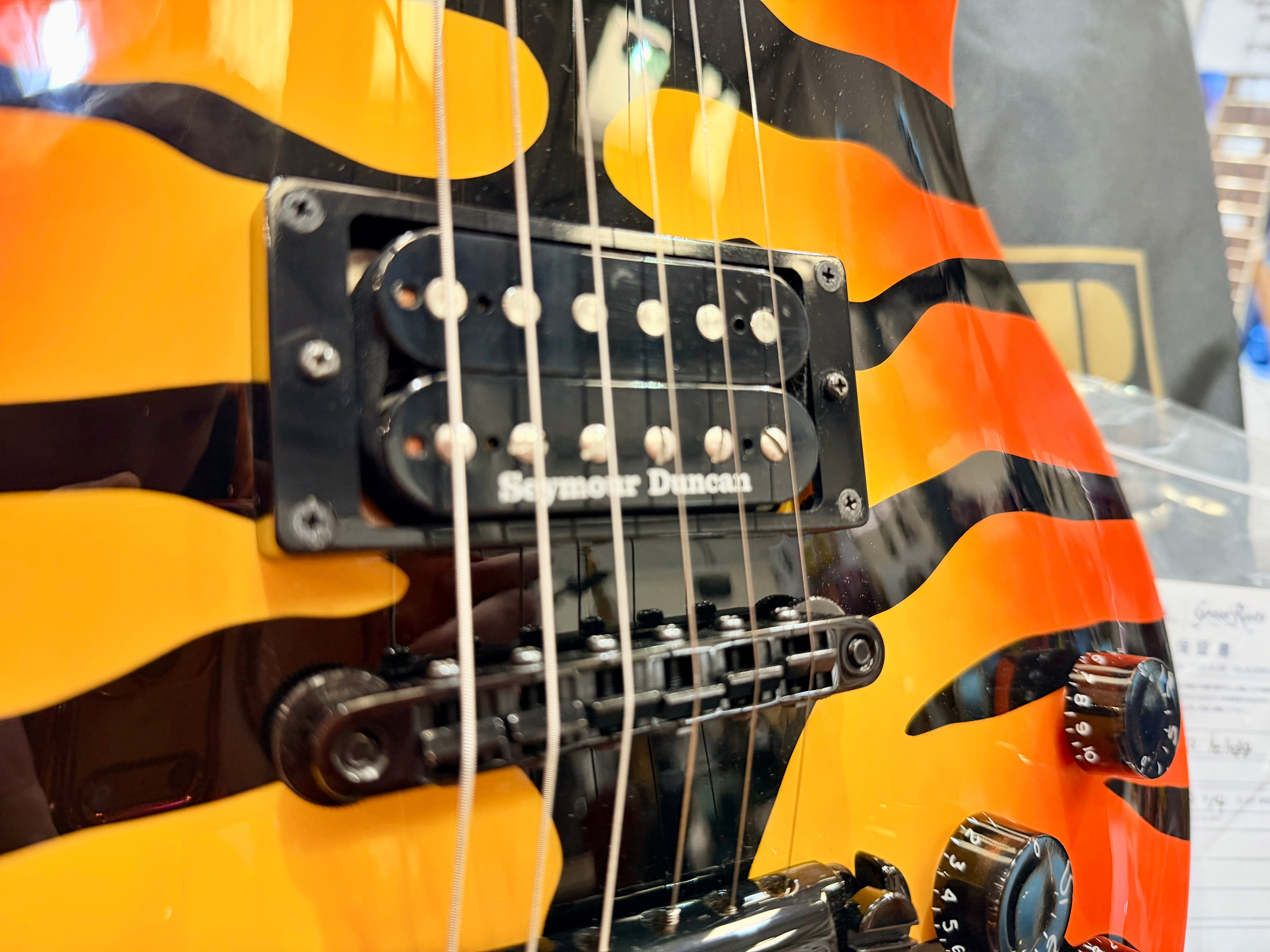 π― Edwards ESP E-SR-Kellogg Orange Tiger~ Sukeroku Ken Yokoyama~Made In Japan π―