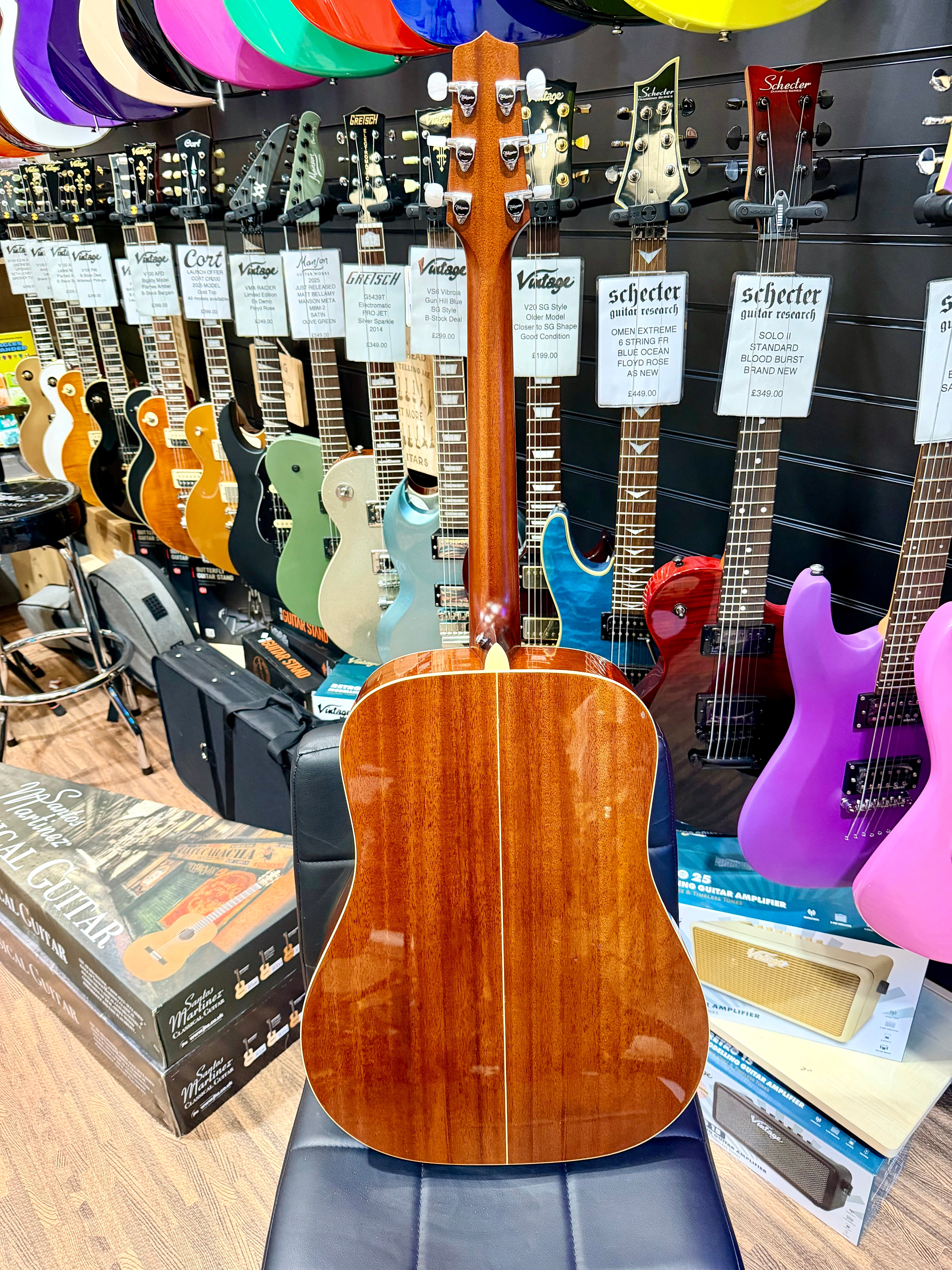🇯🇵RARE🇯🇵 Takamine TE340S VN Electro-Acoustic Guitar~ 2007 MIJ Limited Edition!
