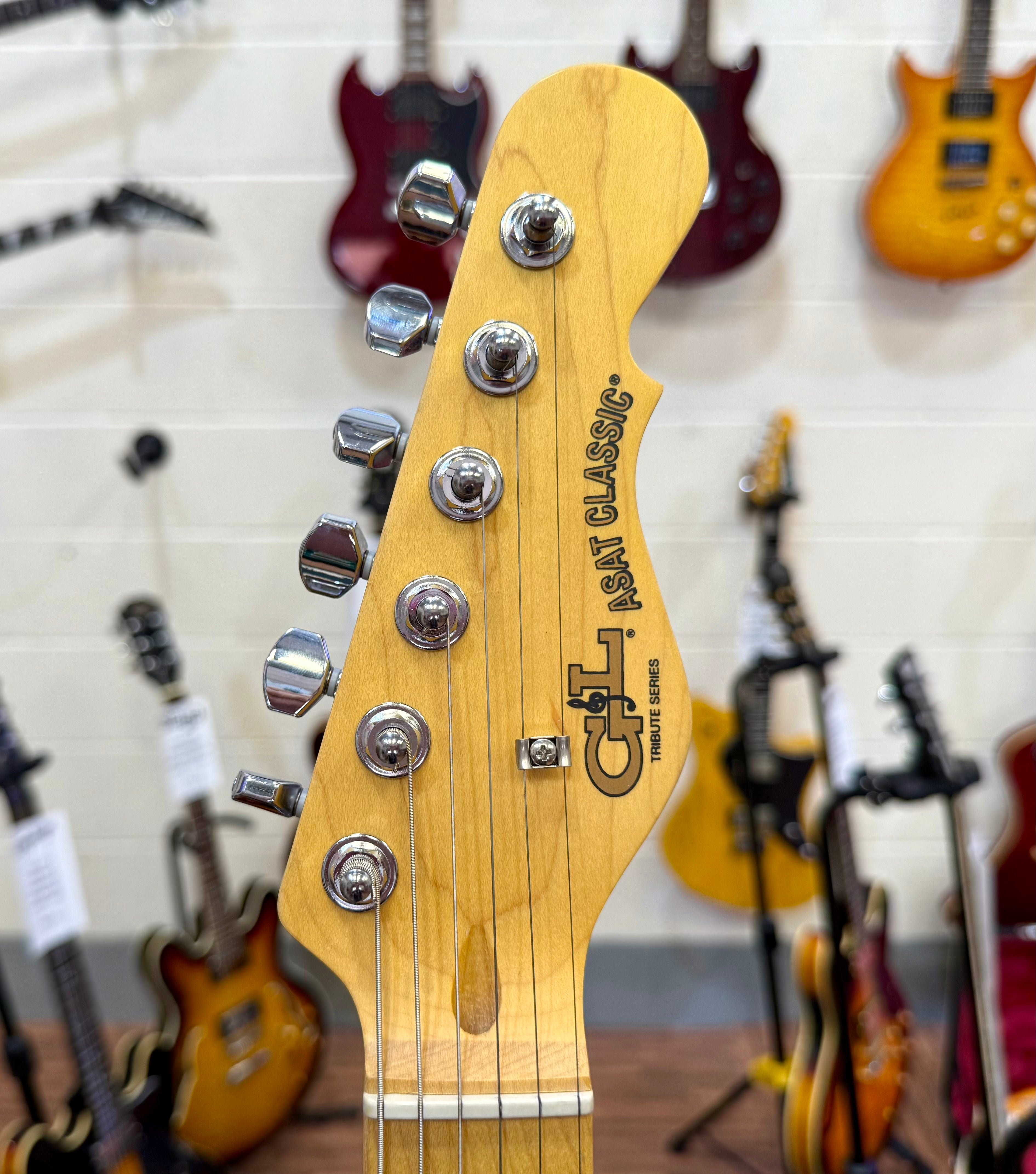 🌟NEW🌟 G&L Tribute ASAT Classic Bluesboy~ Thinline Semi Hollow~ 3 Tone Sunburst