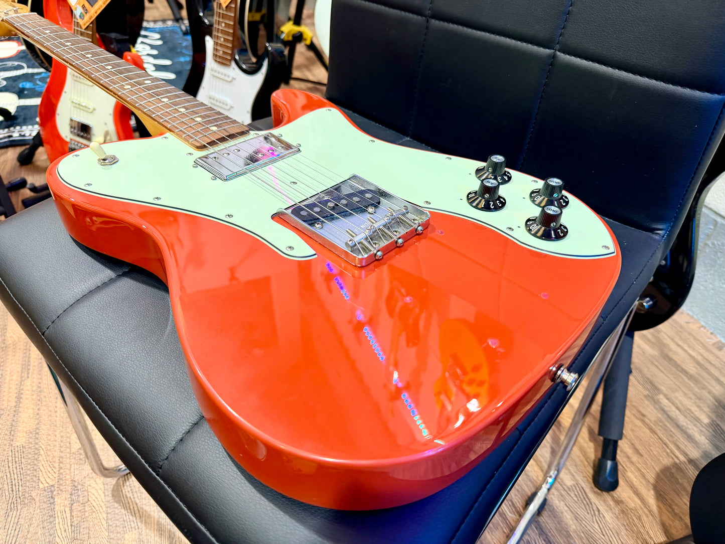 🌟2019🌟 Fender Vintera 70s Telecaster Custom~ Pau Ferro~ Fiesta Red~ Mexican!
