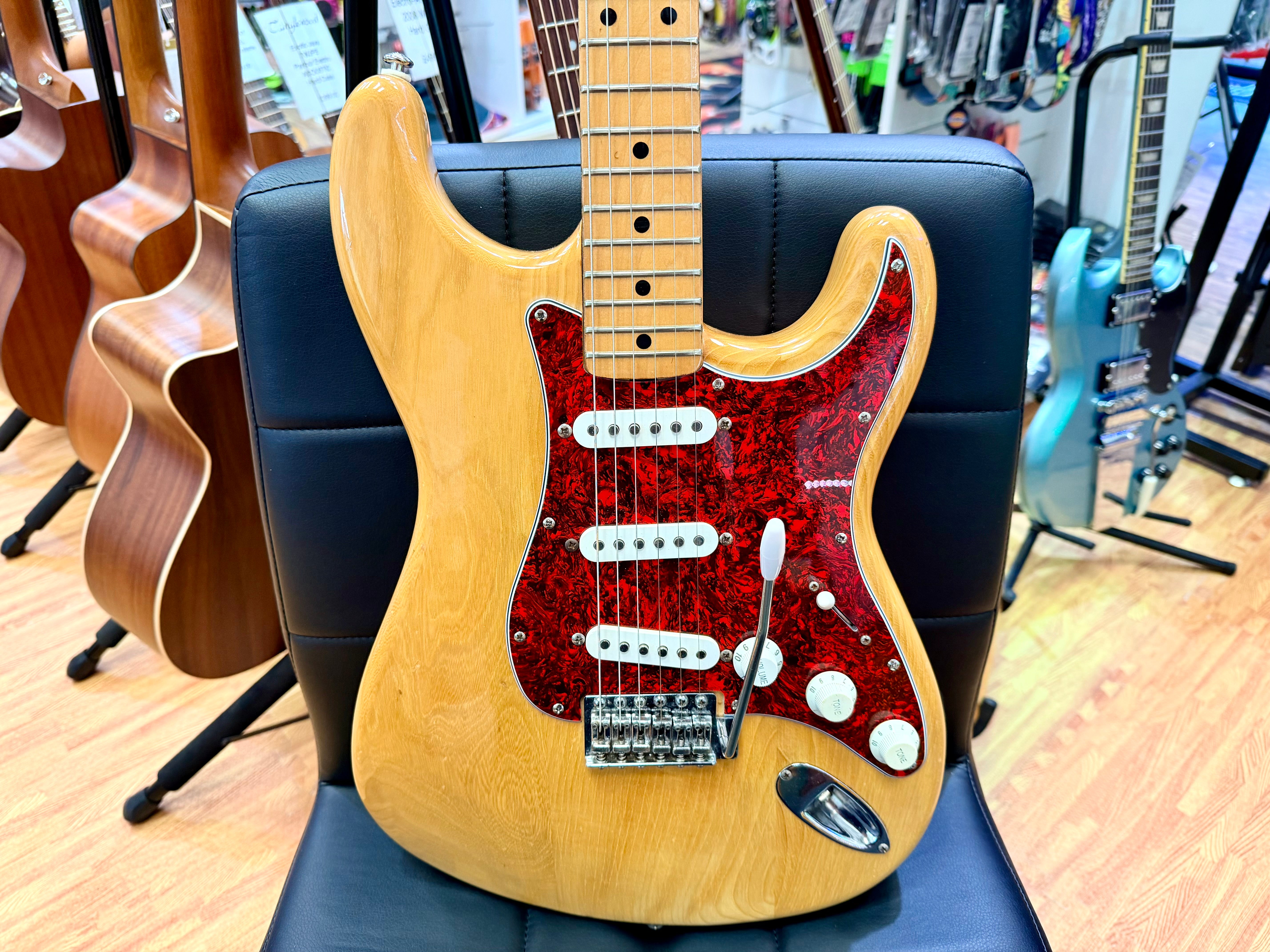 π―π΅ 70βs JAPAN π―π΅ Kimbara Stratocaster MIJ Natural Ash~ Late 1970s Matsumoku!