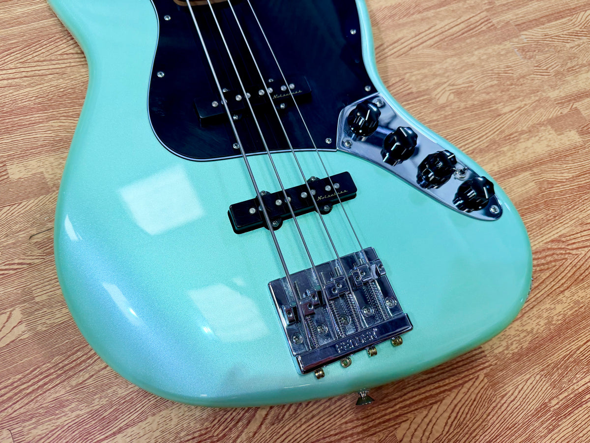 2020 Fender Deluxe Active Jazz Bass~ Surf Pearl~ Pau Ferro~ Noiseless Pickups