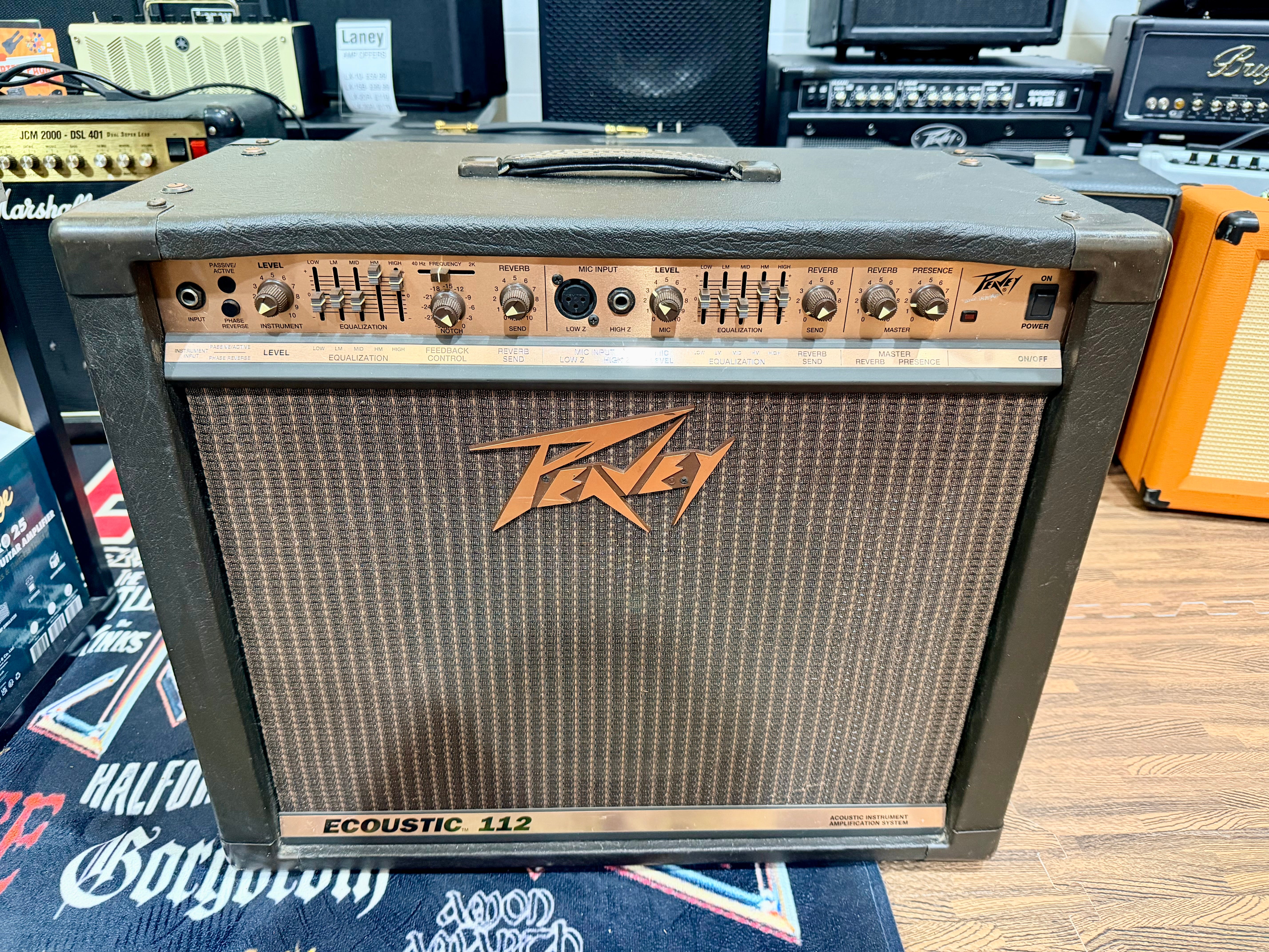 🎸 Peavey Ecoustic 112 Acoustic Guitar Amplifier~ 100w Combo Amp 🎸