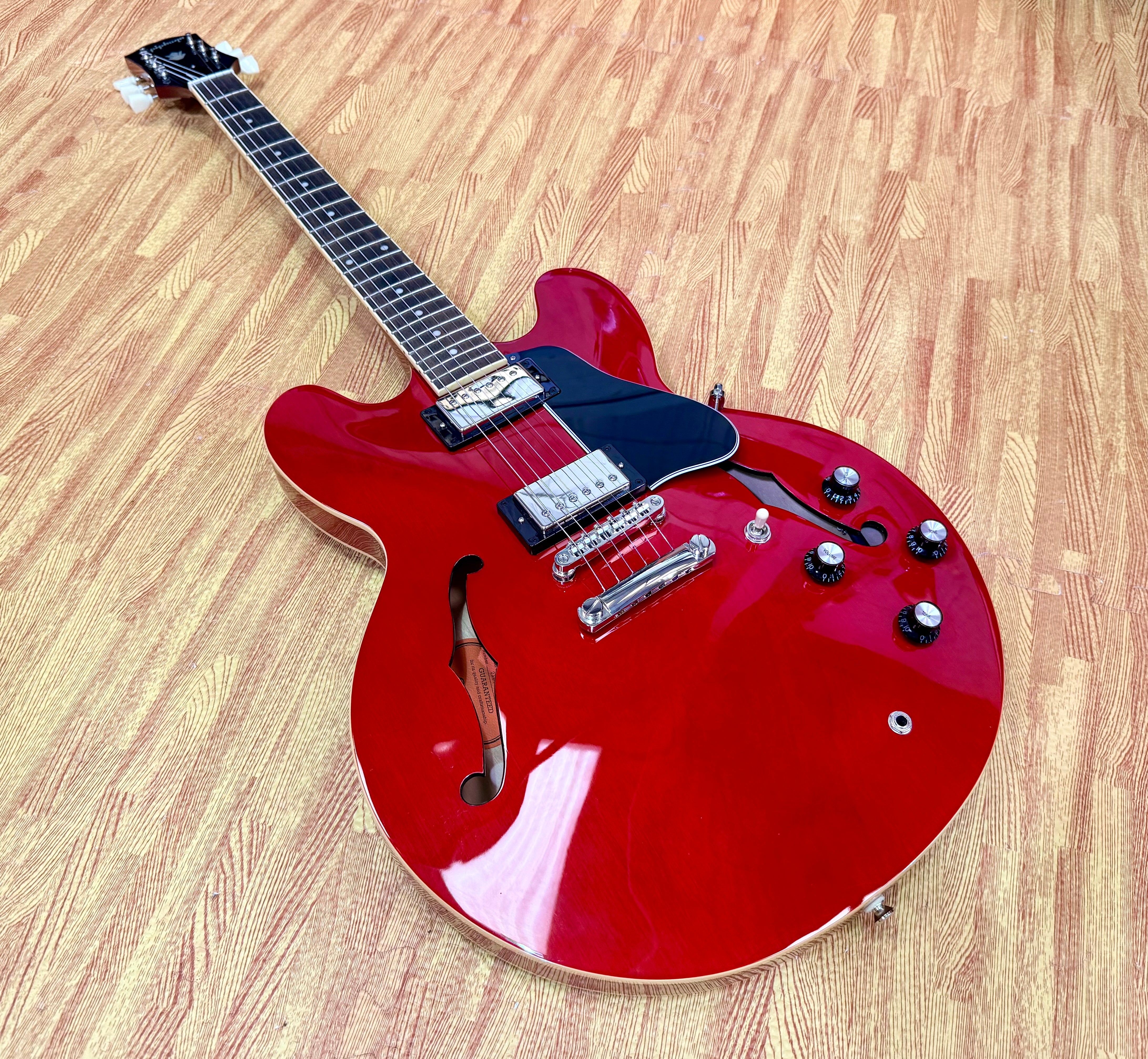 ✨2025✨ Epiphone Inspired by Gibson ES-335 Cherry~ Semi Hollow Electric Guitar!