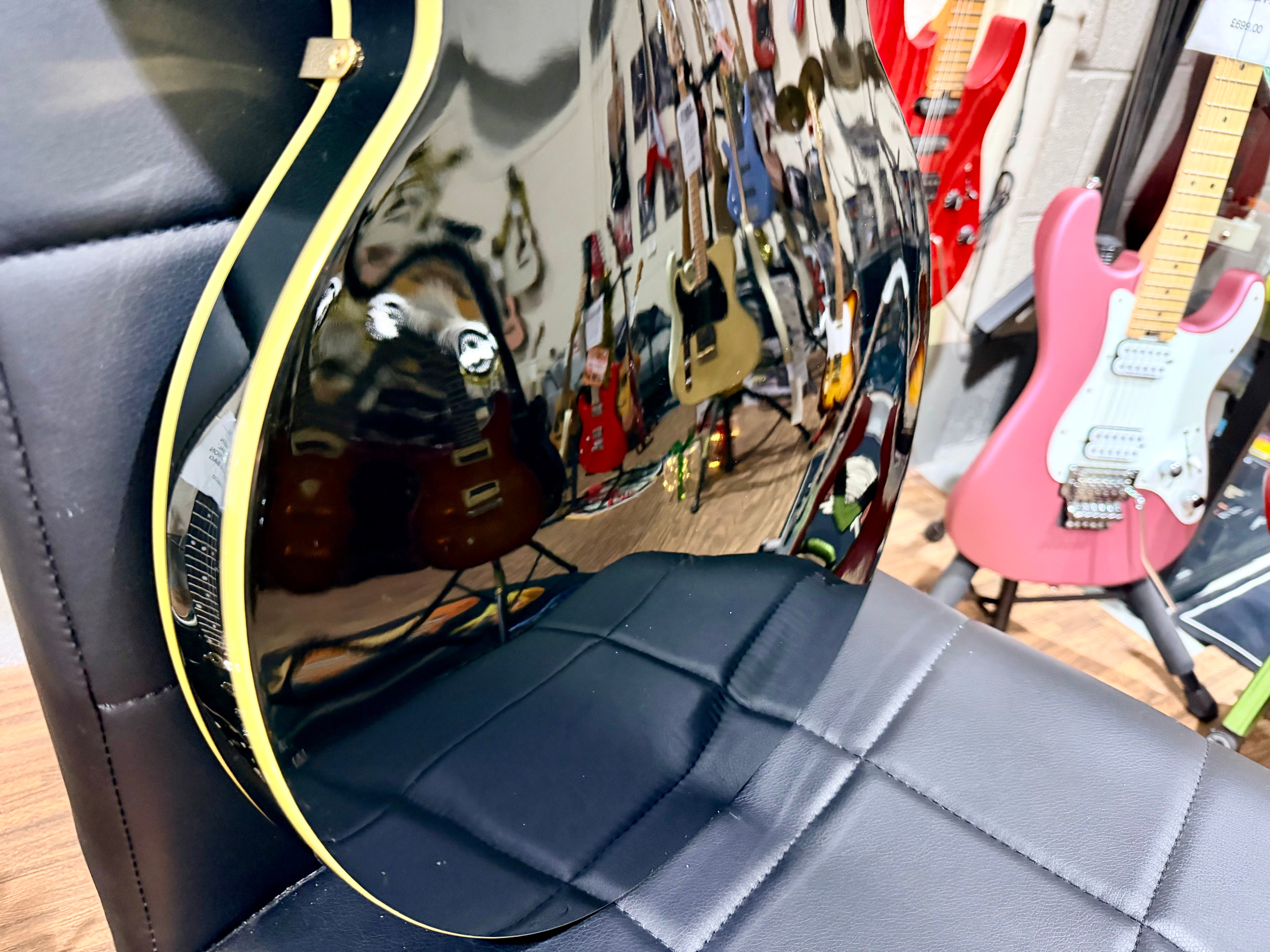 🌟MINT 2021🌟 Epiphone Sheraton II Pro Hollowbody~ Ebony Black + Hard Case!