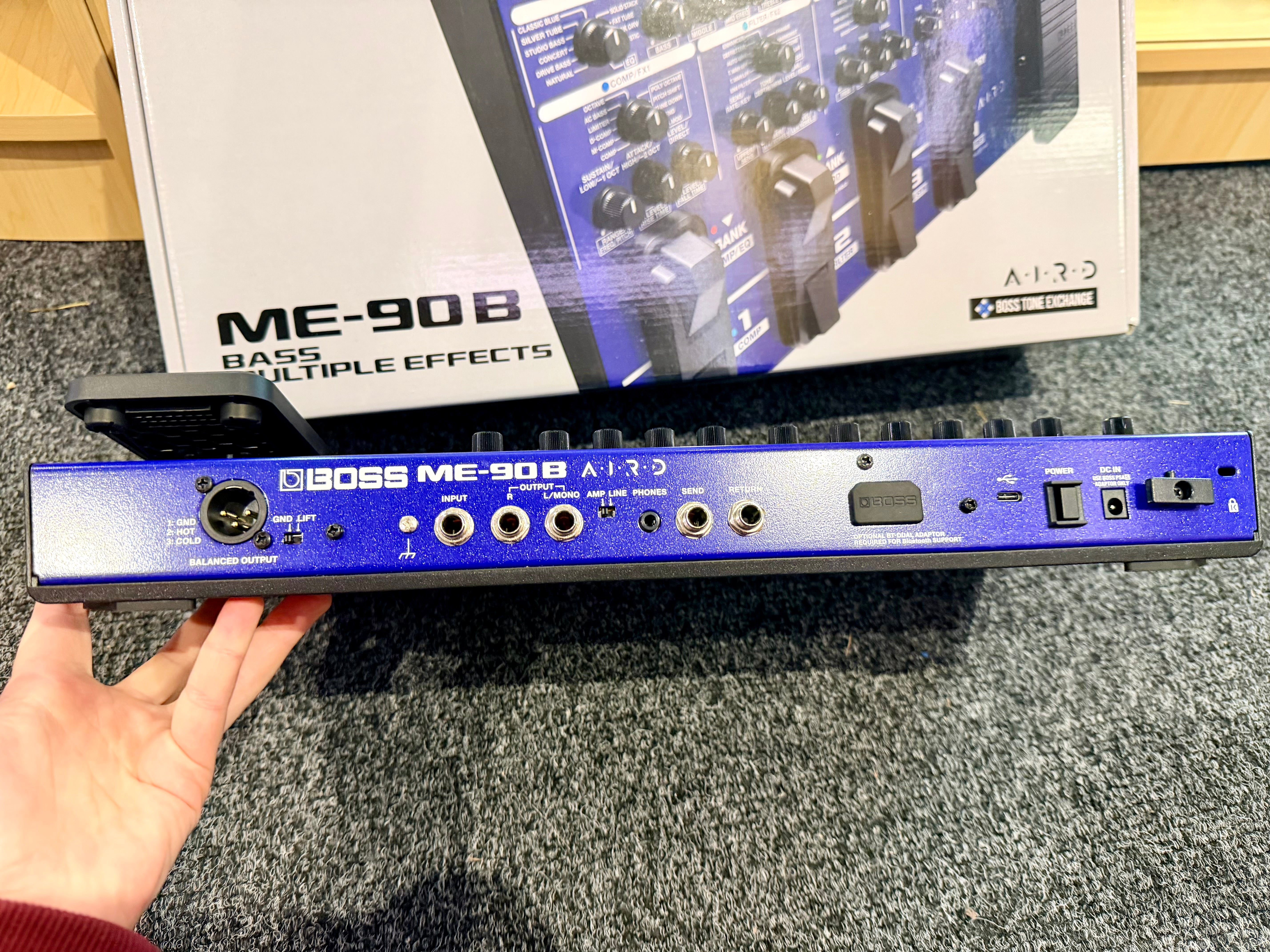 🎸MINT🎸 BOSS ME-90B Bass Guitar Multi-Effects Pedal~ FX Unit~ Processor~ Boxed!