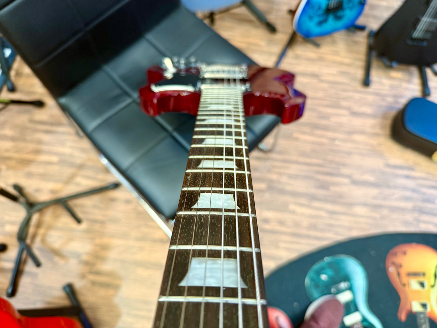 🍒2012🍒 Epiphone SG G-400 Pro~ Heritage Cherry Red + Hiscox Hard Case!