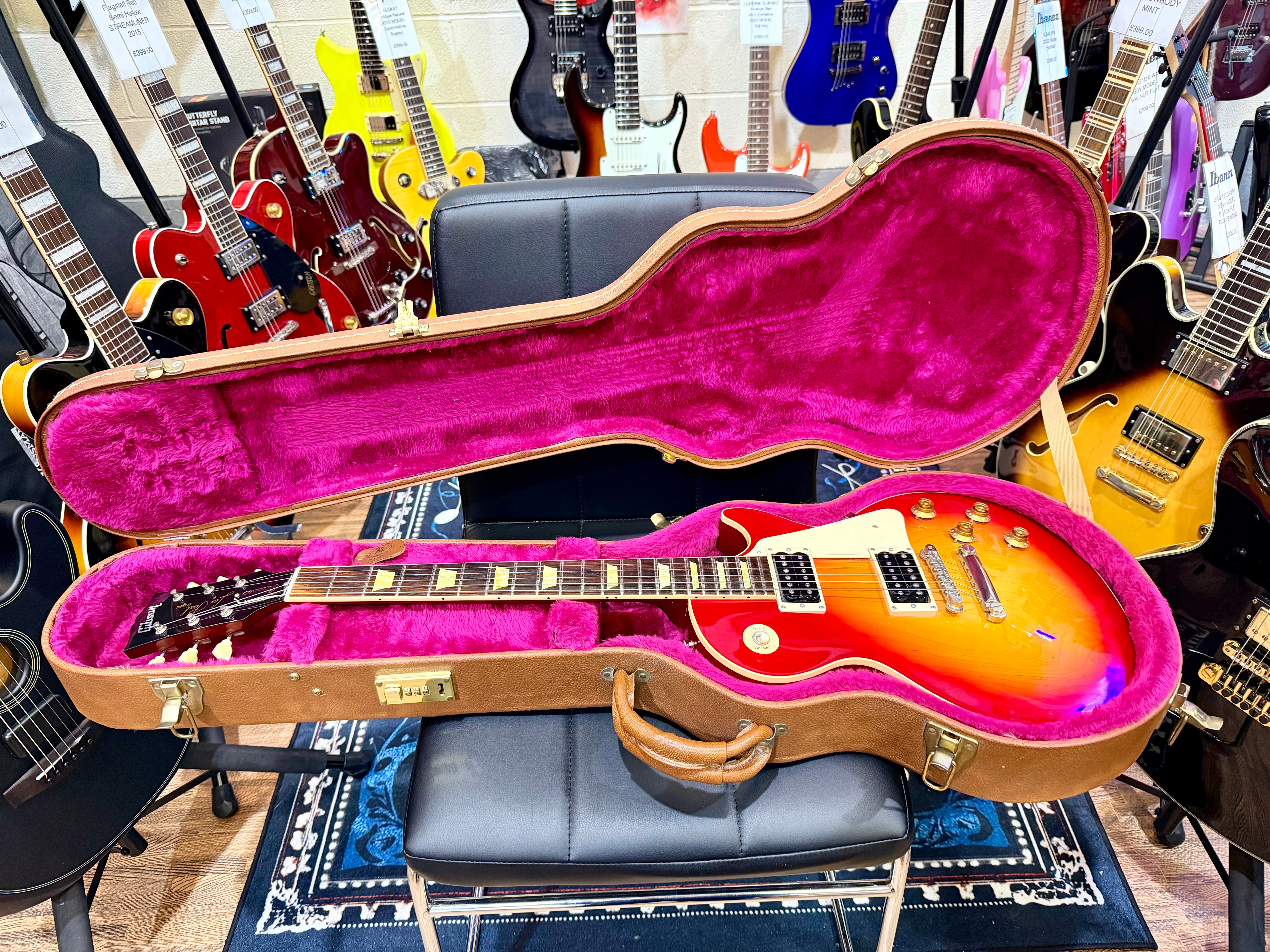 🔥2000🔥 Gibson Les Paul Classic 1960 Reissue~ USA~ Cherry Sunburst + Hard Case!