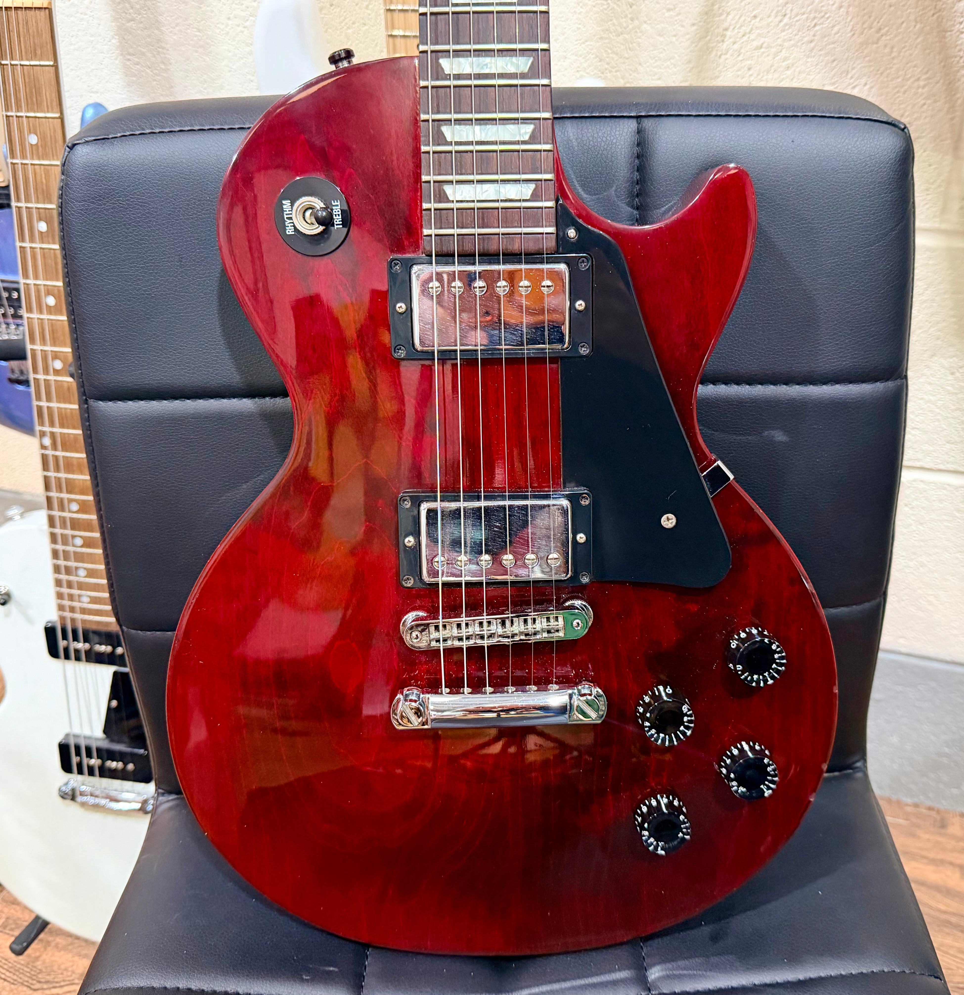 🔥2003🔥 Gibson Les Paul Studio USA~ Electric Guitar~ Wine Red~ 8lb:11oz!